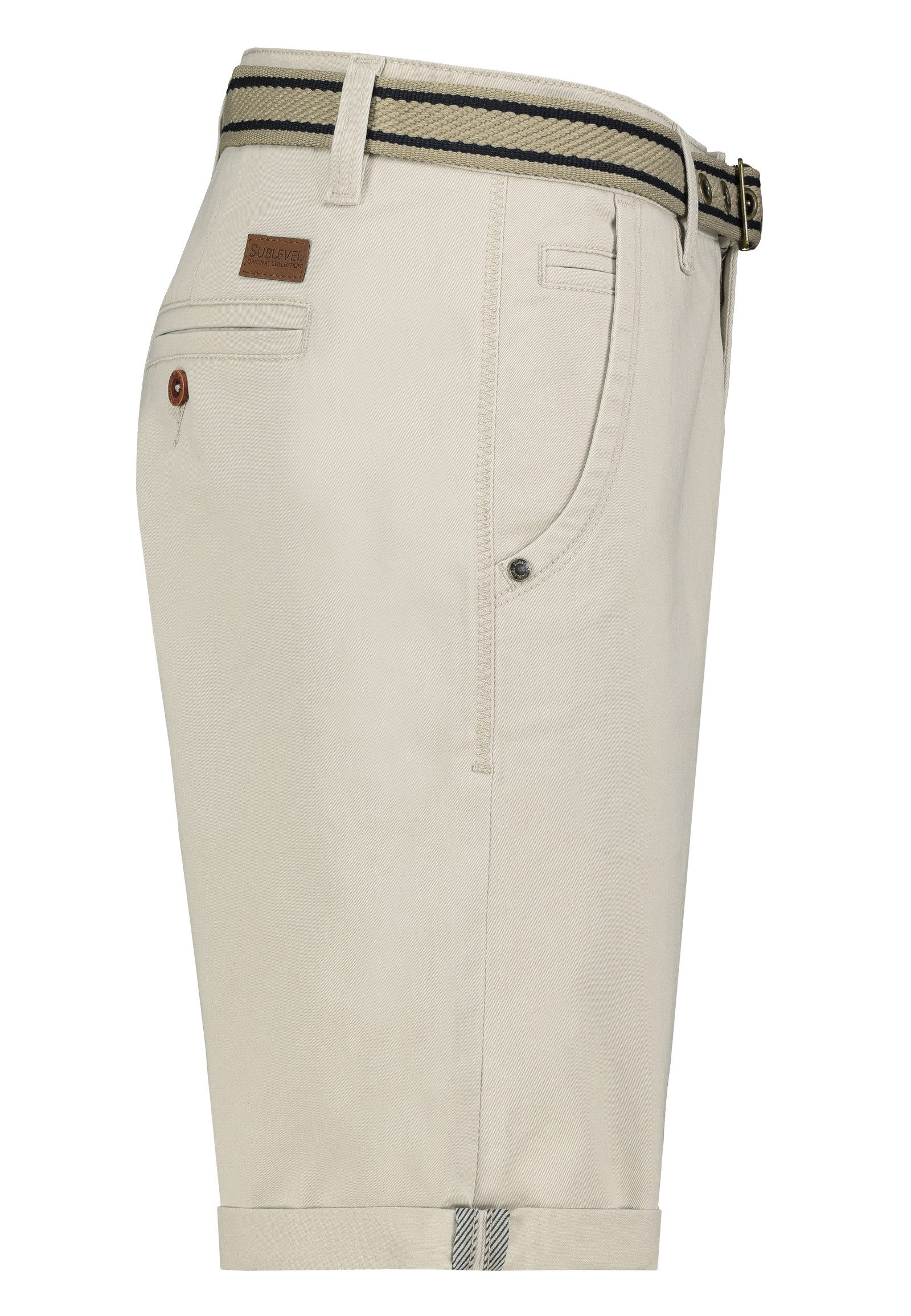 SUBLEVEL Shorts Herren Chino Shorts Jeans Flex Dehnbar Frühling Sommer Dehnbar Stretch Baumwolle – Bild 5 von 5