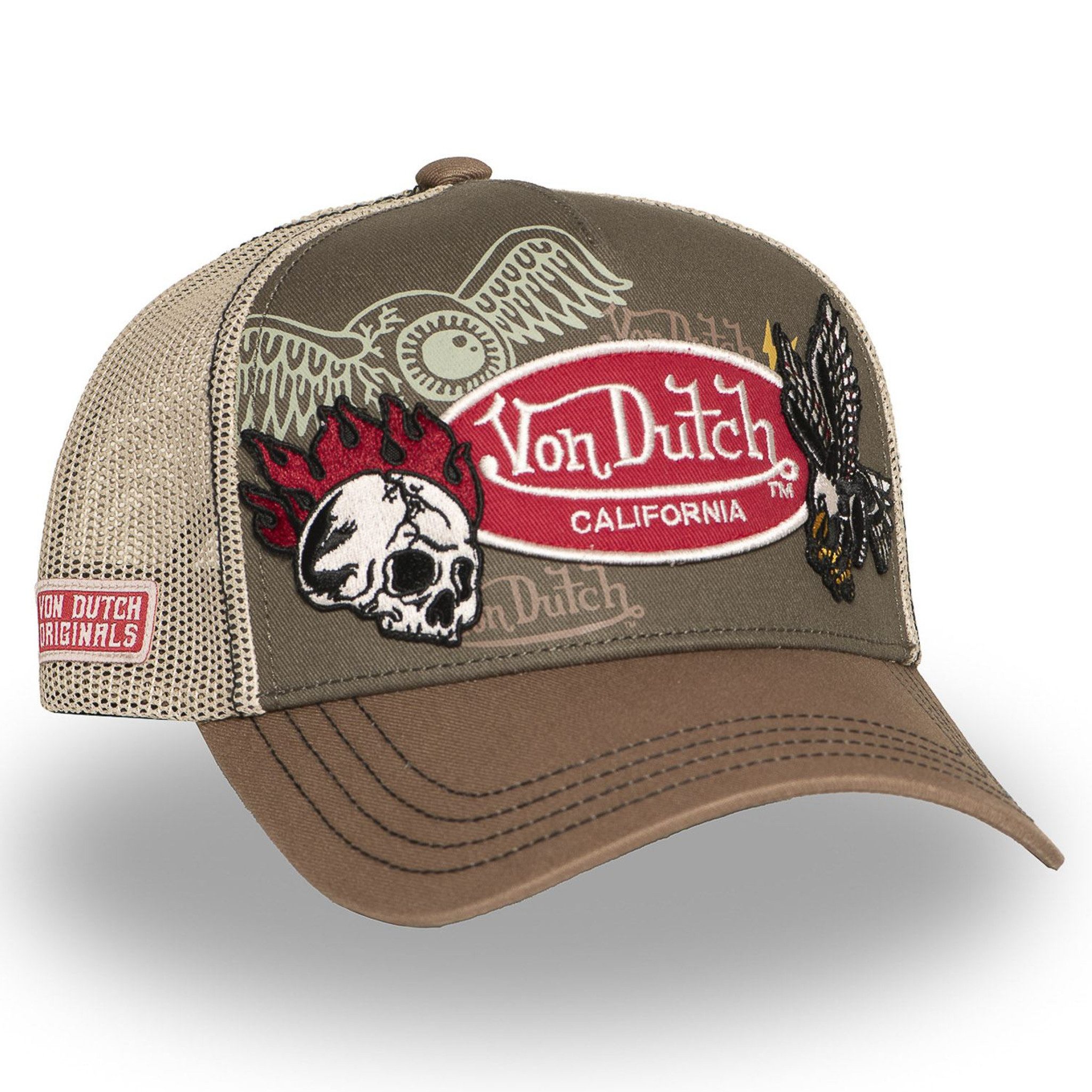 Von Dutch Trucker Cap Von Dutch Originals Trucker Cap - PATCHES (Basecap, Basecap, Meshcap, Trucker Kappe)