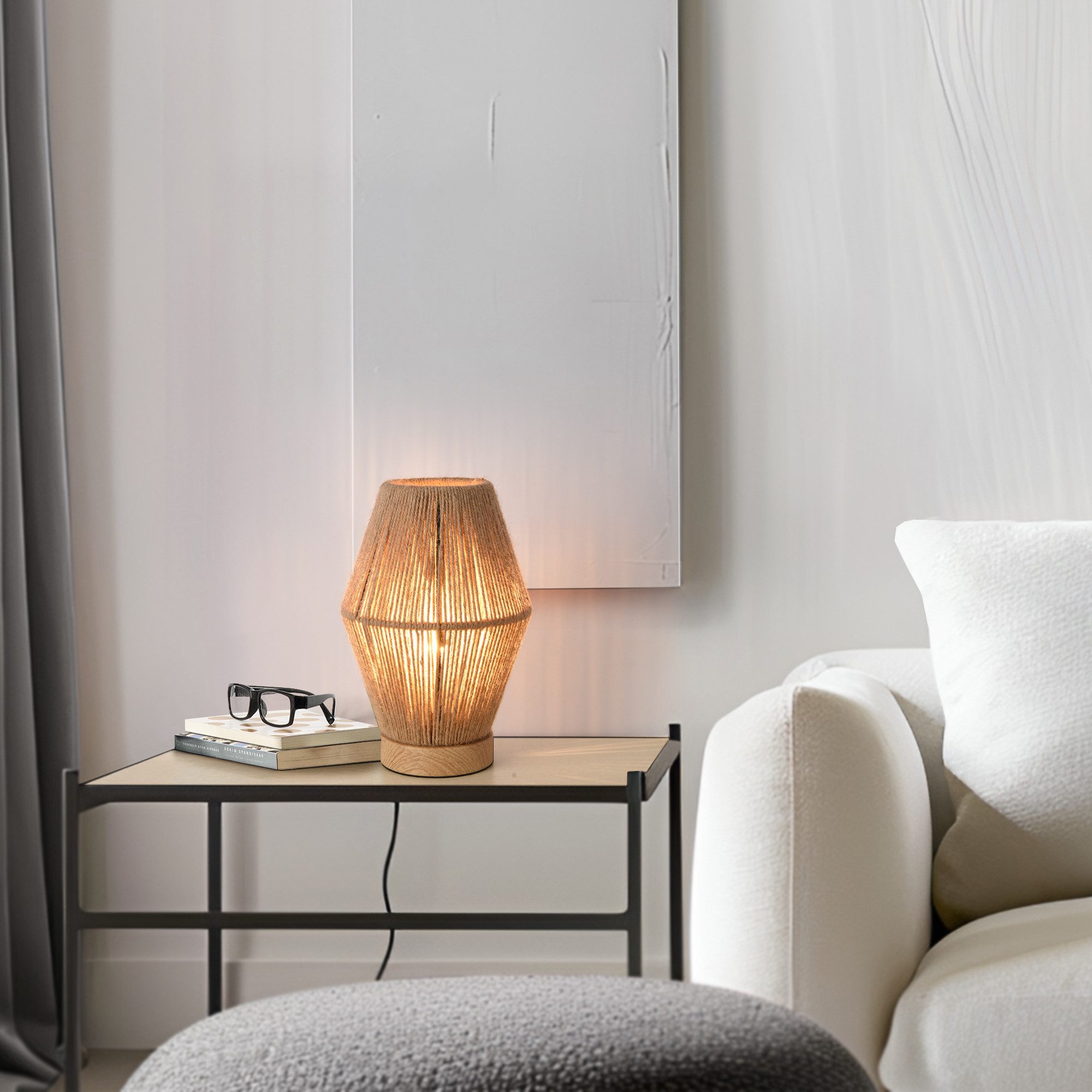 lux.pro Nachttischlampe, ohne Leuchtmittel, Schreibtischlampe »Arundel« günstig online kaufen