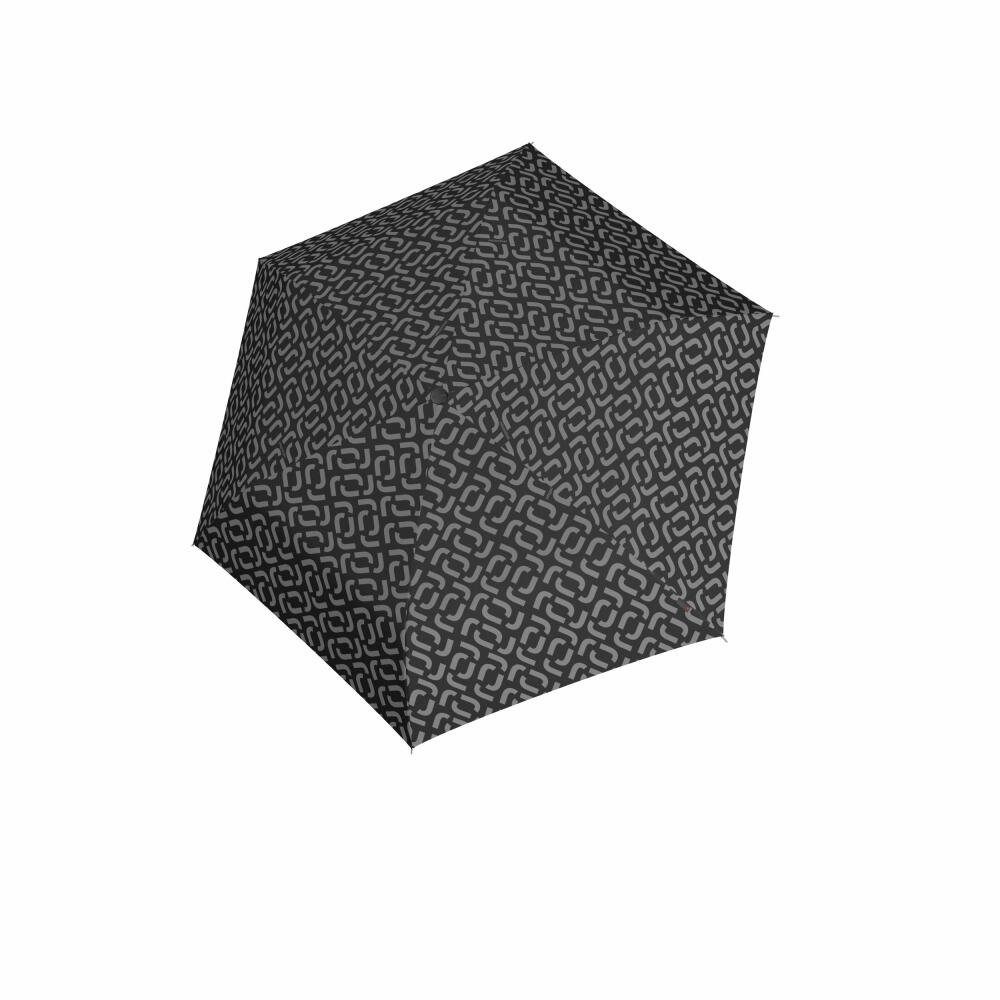 Black REISENTHEL® Taschenregenschirm umbrella pocket Signature mini