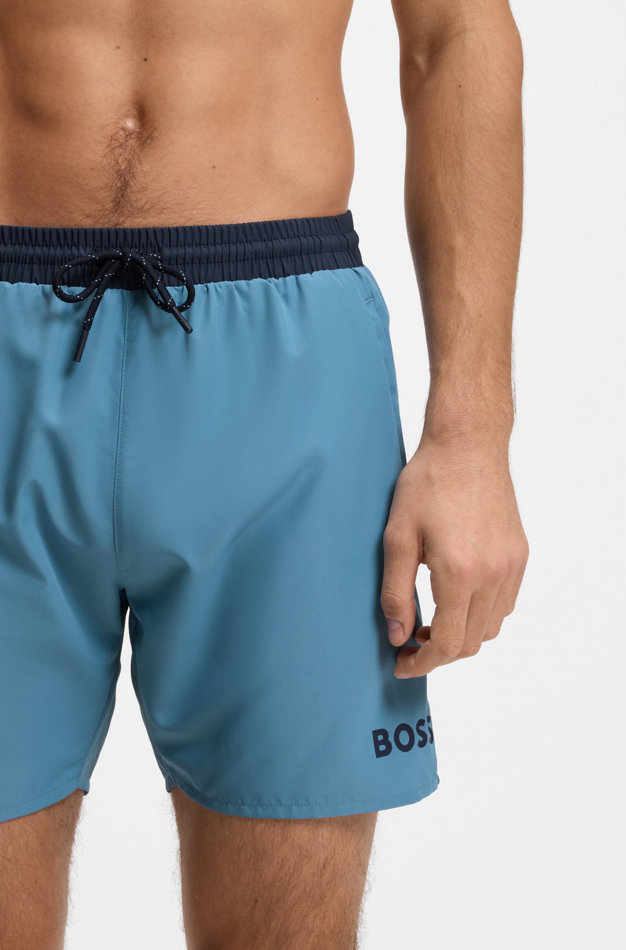 BOSS Badeshorts Starfish mit Kontraststreifen