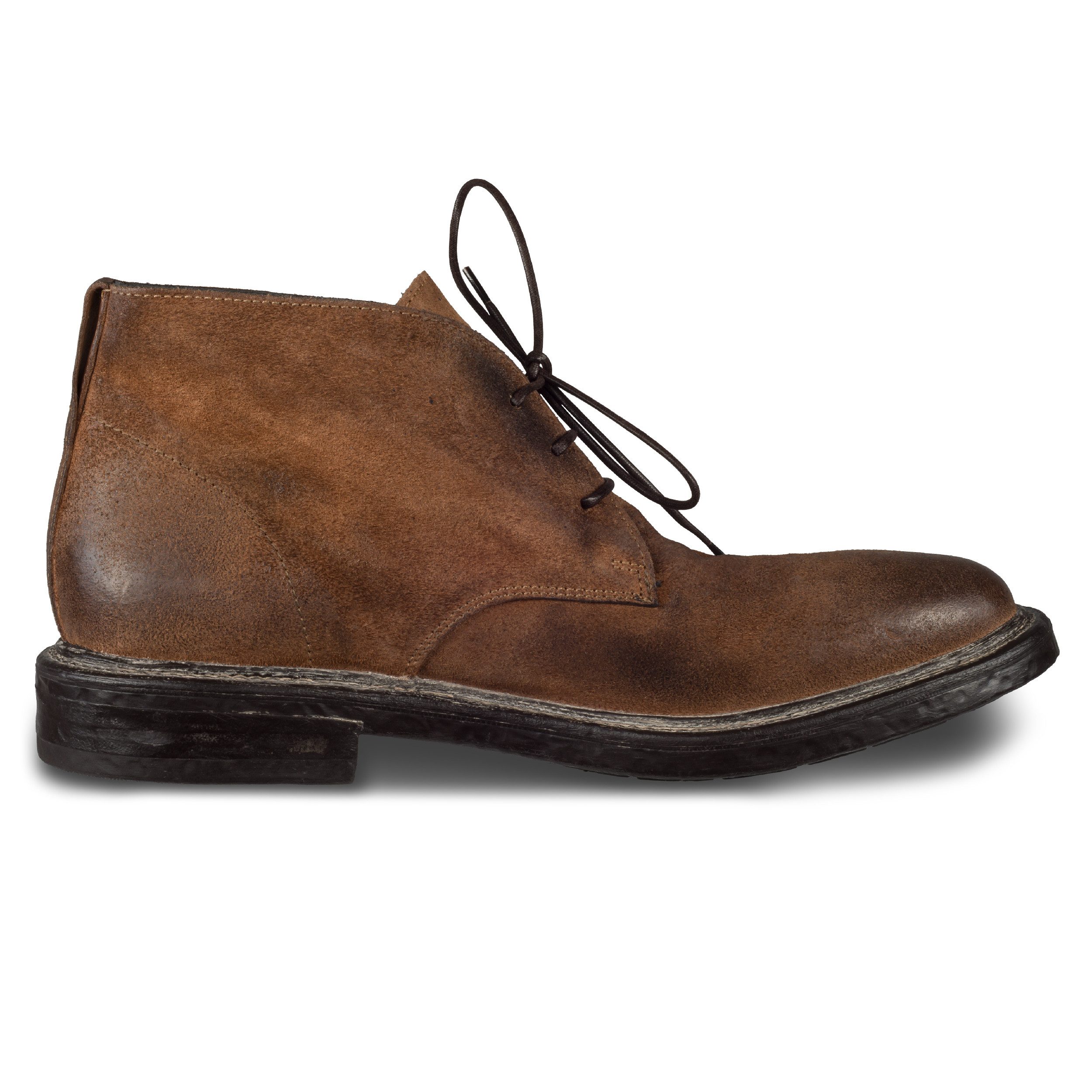MOMA Herren Schnürstiefel / Chukka-Boots braun, Rauleder gefettet Stiefel H günstig online kaufen