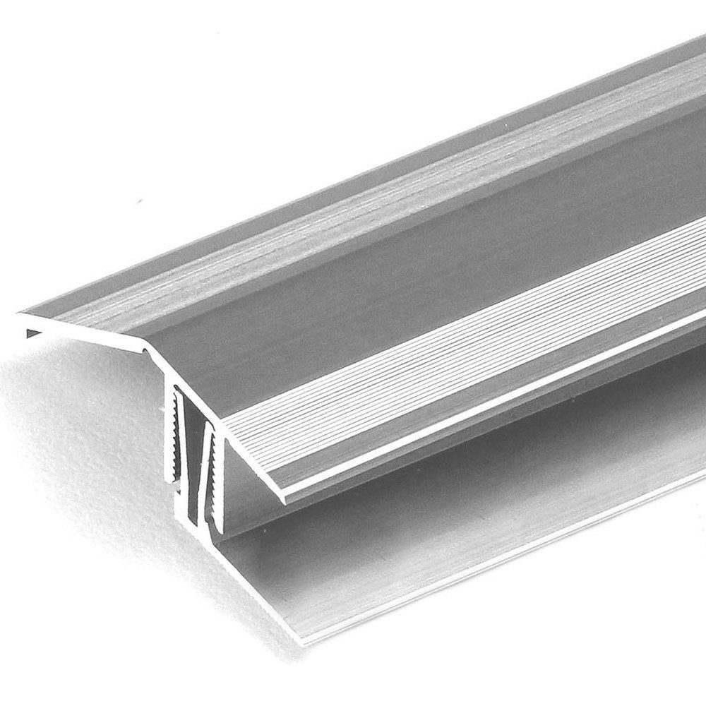 PROVISTON Anpassprofil Aluminium, 50.5 x 24 x 1000 mm, Silber, Höhen- & Anpassungsprofile (1-St)
