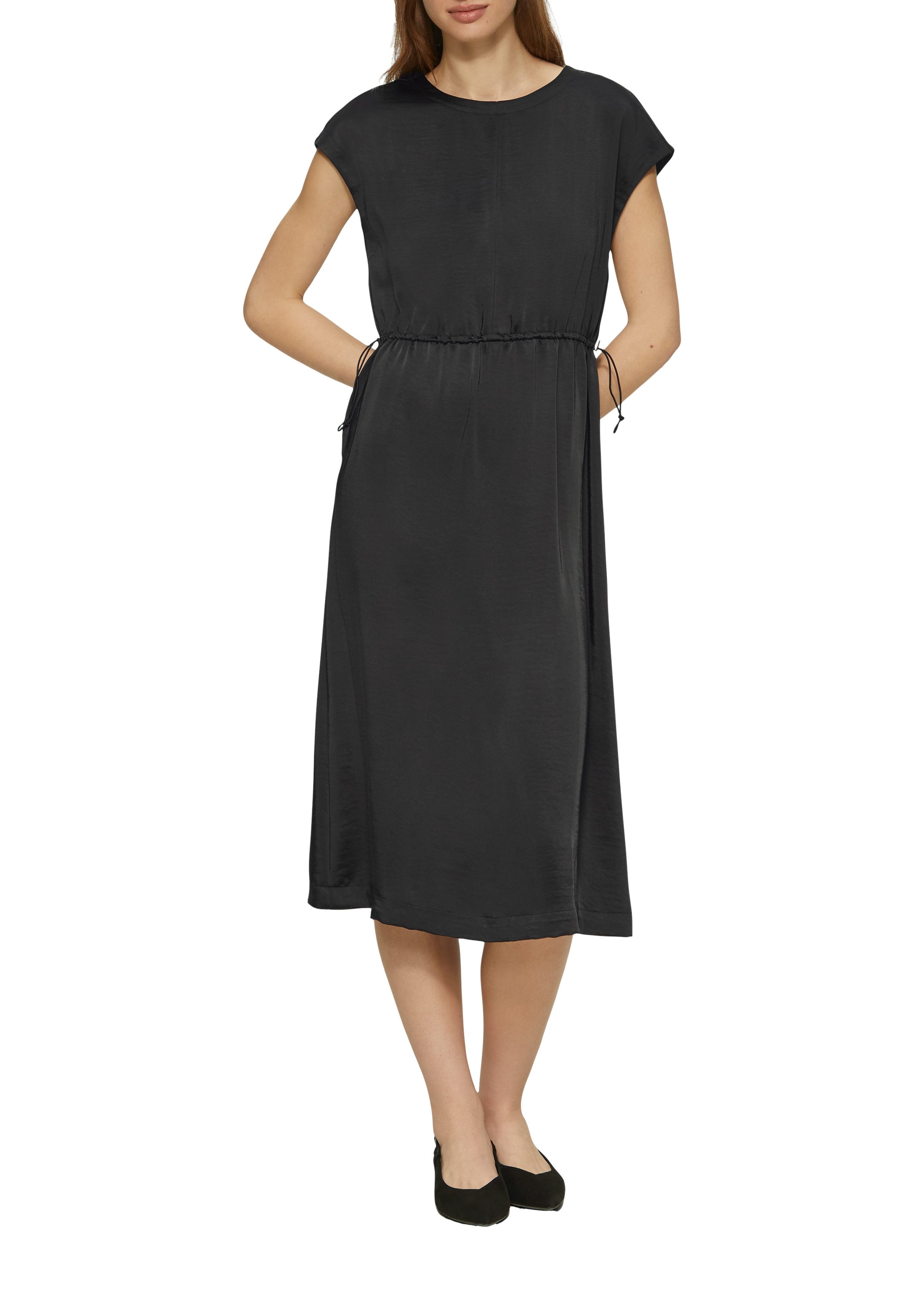 s.Oliver A-Linien-Kleid mit überschnittenen Schultern günstig online kaufen