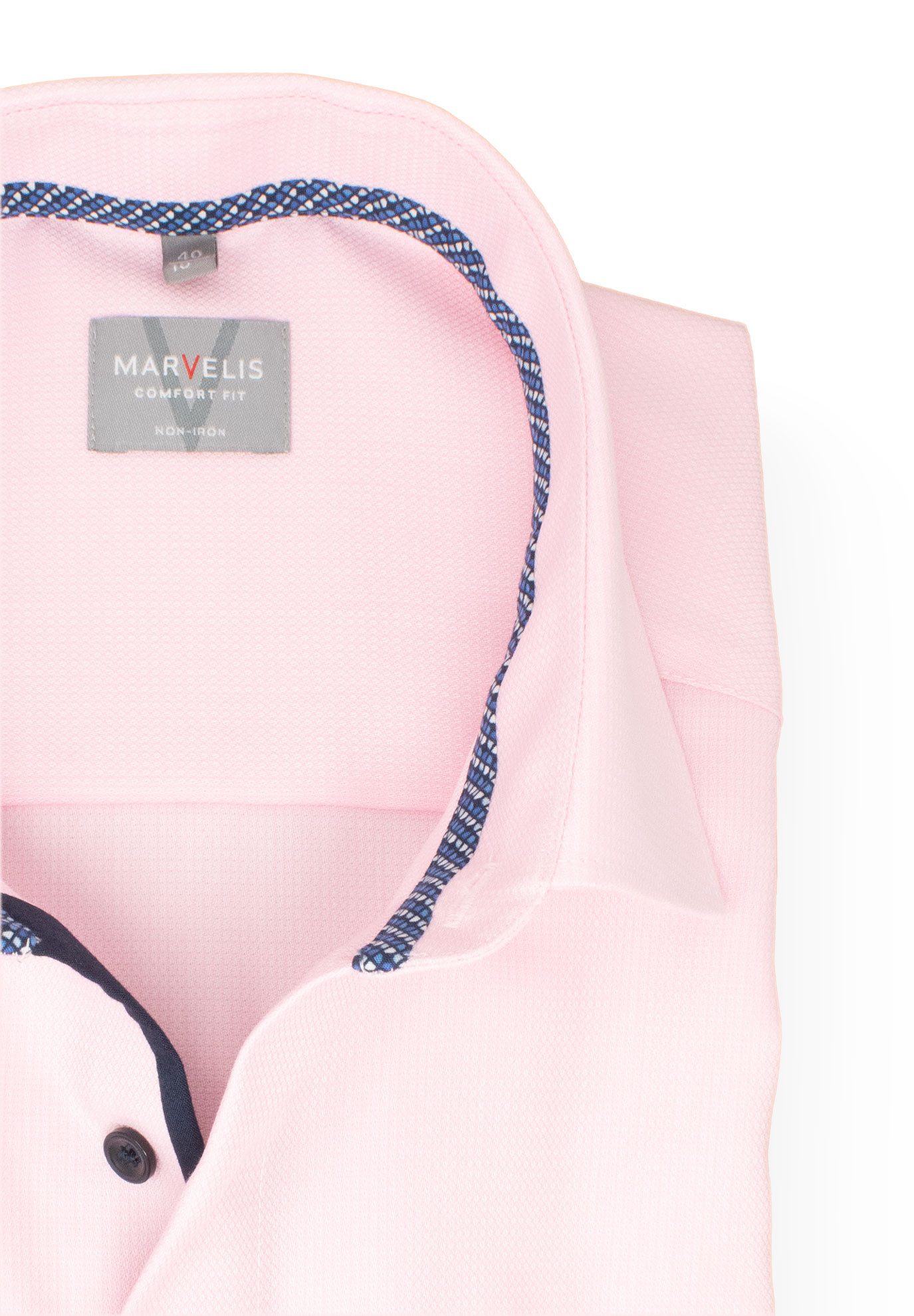 MARVELIS Kurzarmhemd Comfort Fit bequeme Schnittführung