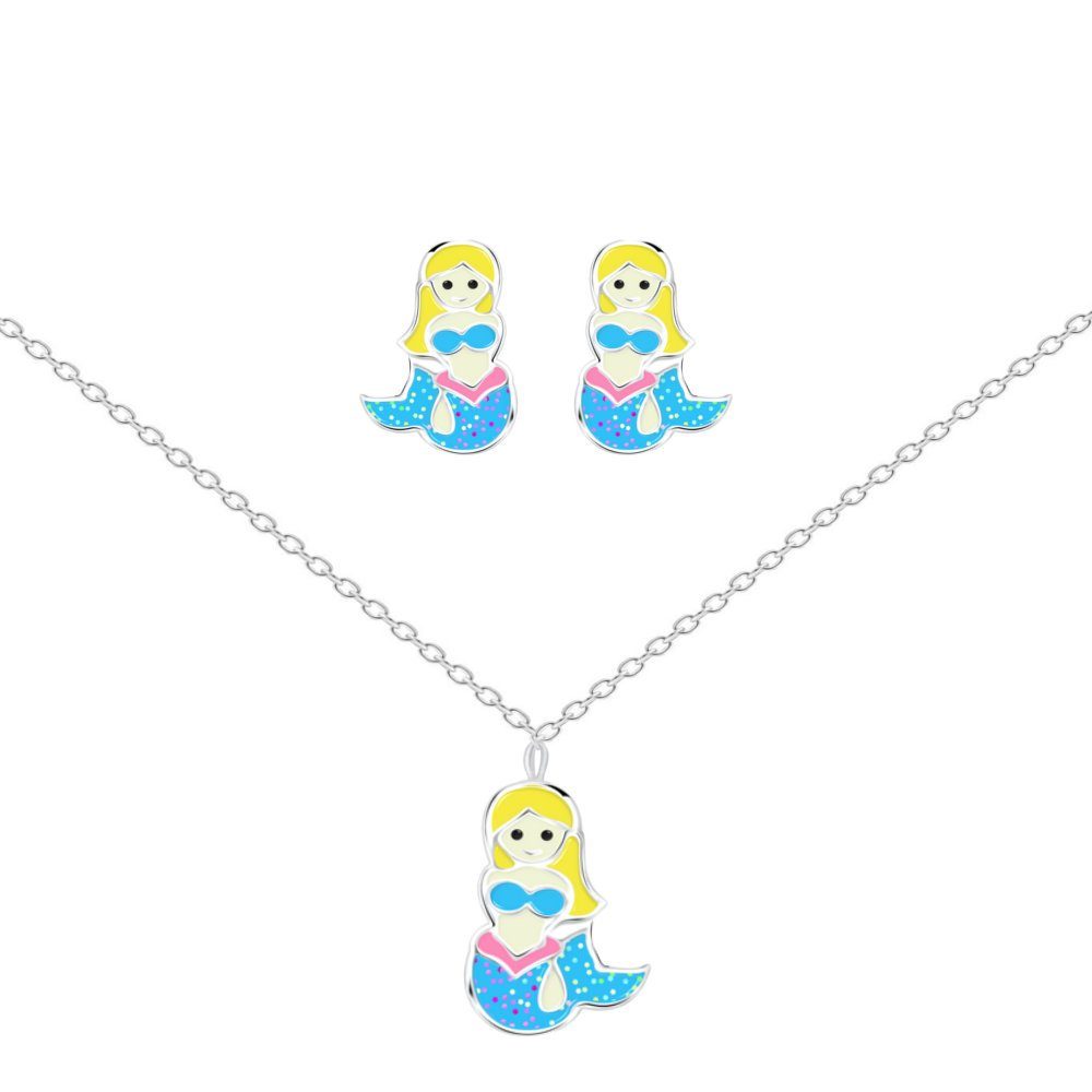 ALEXANDER YORK Schmuckset Meerjungfrau blau, 4-tlg. günstig online kaufen