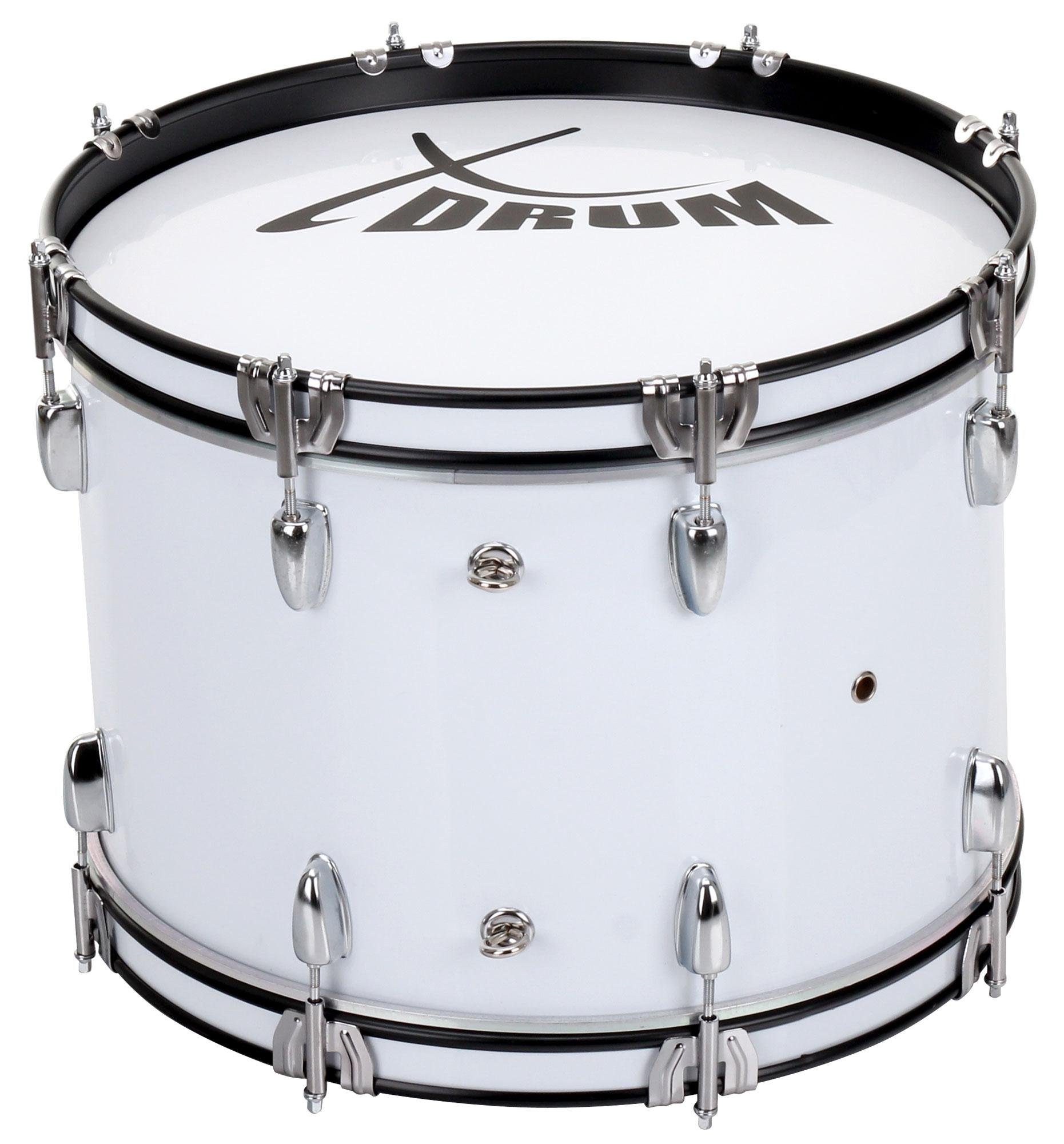 XDrum Trommel XDrum MBD-218 Marschtrommel 18"x12" Fußball Trommel, Fußball Pauke 18" - inkl. Schlägel & Tragegurte