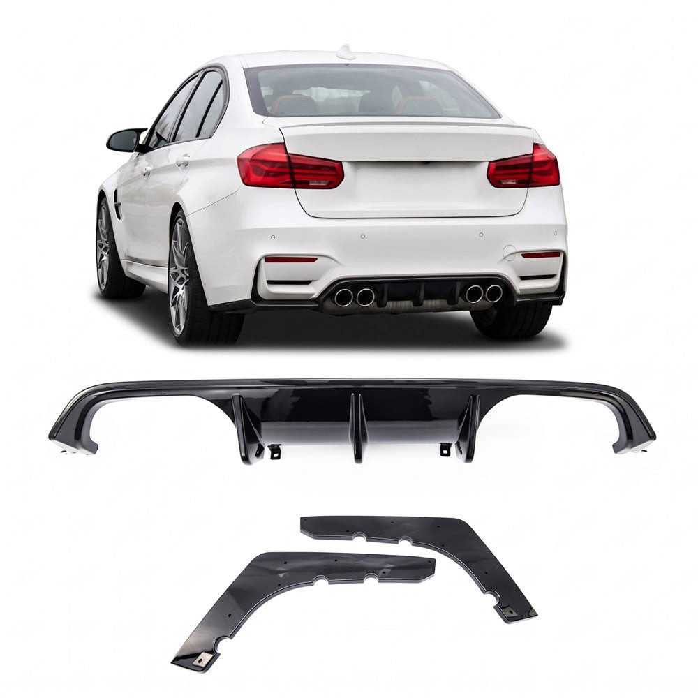 LLCTOOLS Frontstoßstange Heckdiffusor passend für BMW M3/M4 F80/F82/F83