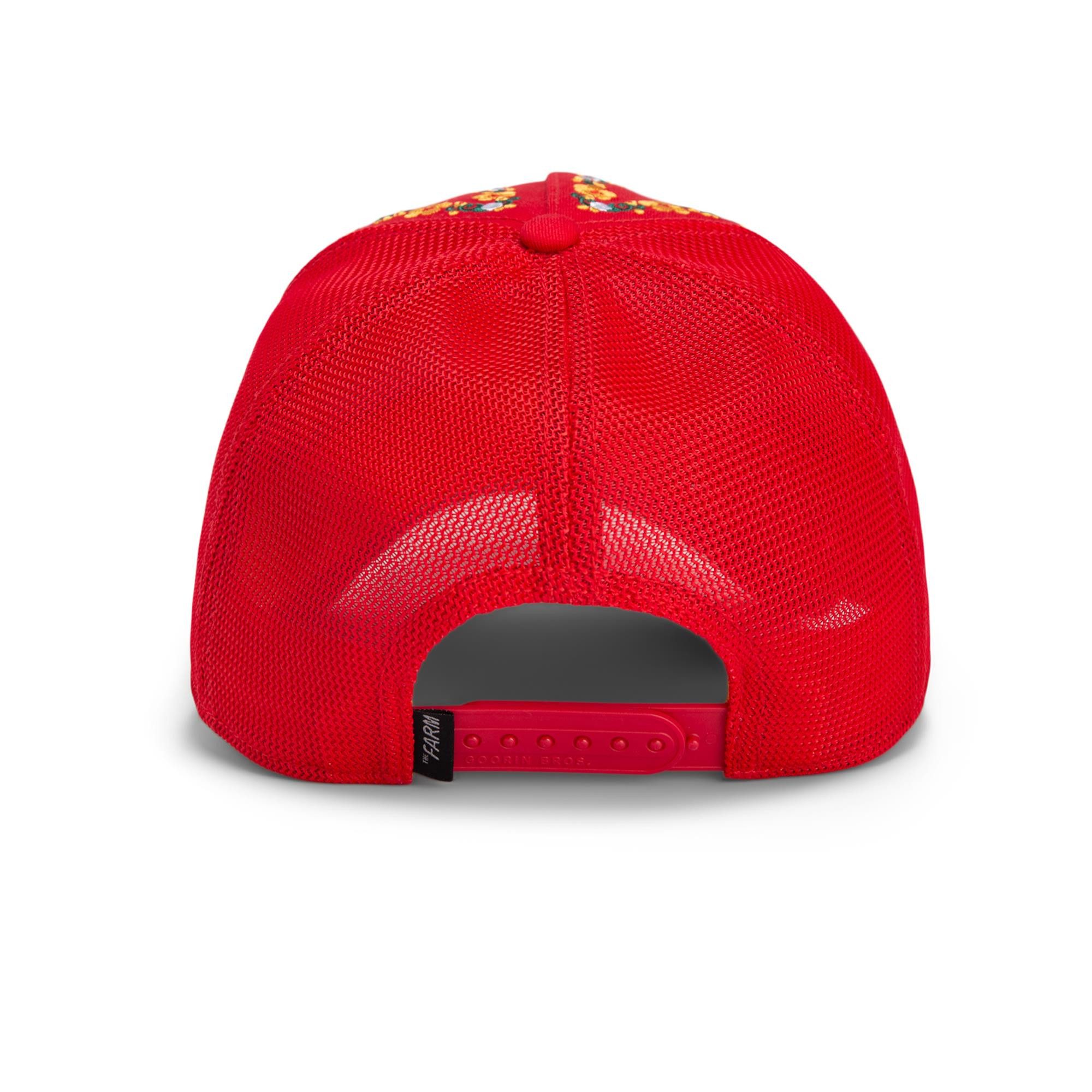 GOORIN Bros. Trucker Cap Goorin Bros. Trucker Cap - Smell the Flowers - Flora Fauna Red (Basecap, Meshcap, Trucker Kappe)