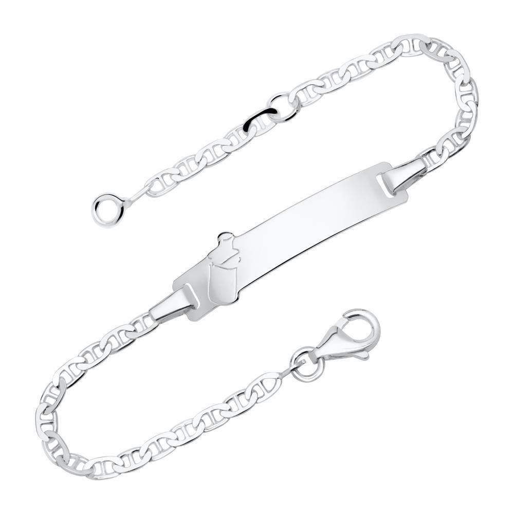 Unique Silberarmband Kinderarmband Fläschchen 925er Silber