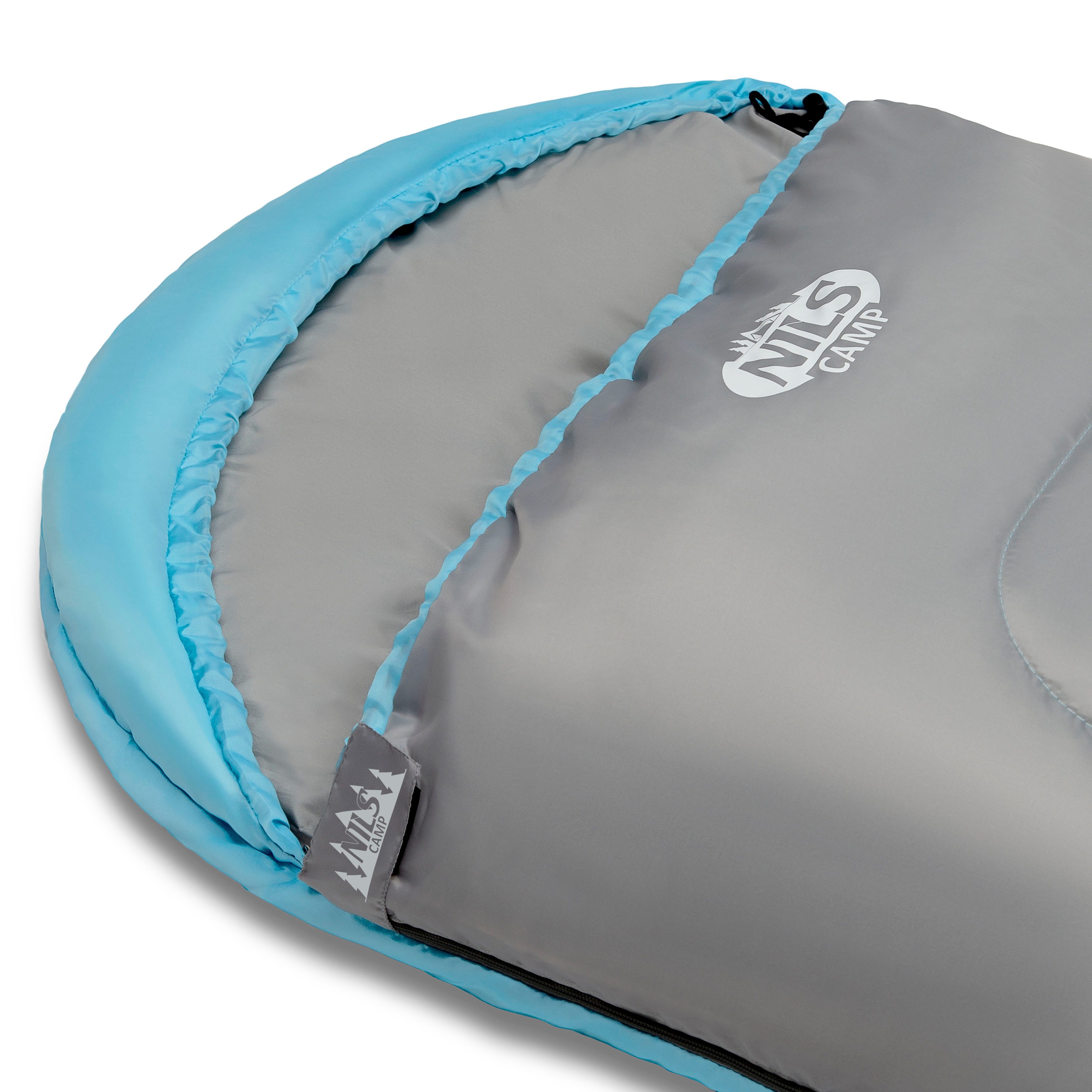 NILS CAMP Schlafsack Camping Deckenschlafsack Outdoor M 175+30/75cm – Bild 5 von 5