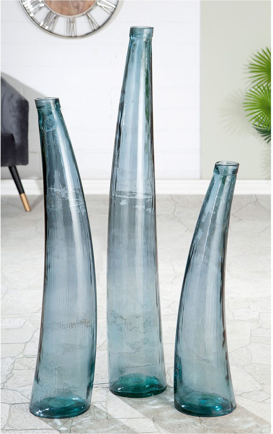 GILDE Bodenvase Bodenvase Bleu
