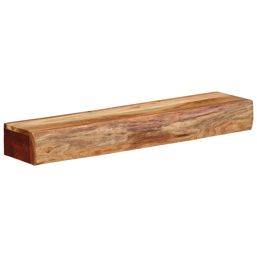 vidaXL Regal Wandregale 2 Stk. 60x17x8 cm Massivholz, 1-tlg.
