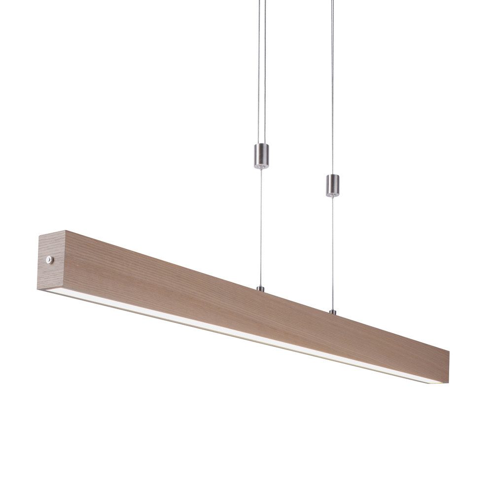 JUST LIGHT LED Pendelleuchte LED Pendelleuchte AMANDA Holz, Memoryfunktion, höhenverstellbar, 1 x LED-Board/ 30,00 Watt, stufenlos dimmbar Touchdimmer, CCT Farb – Bild 5 von 5