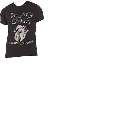 The Rolling Stones Print-Shirt The ROLLING STONES Hackney Diamonds T-Shirt Faded Logo M-L-XL-XXL