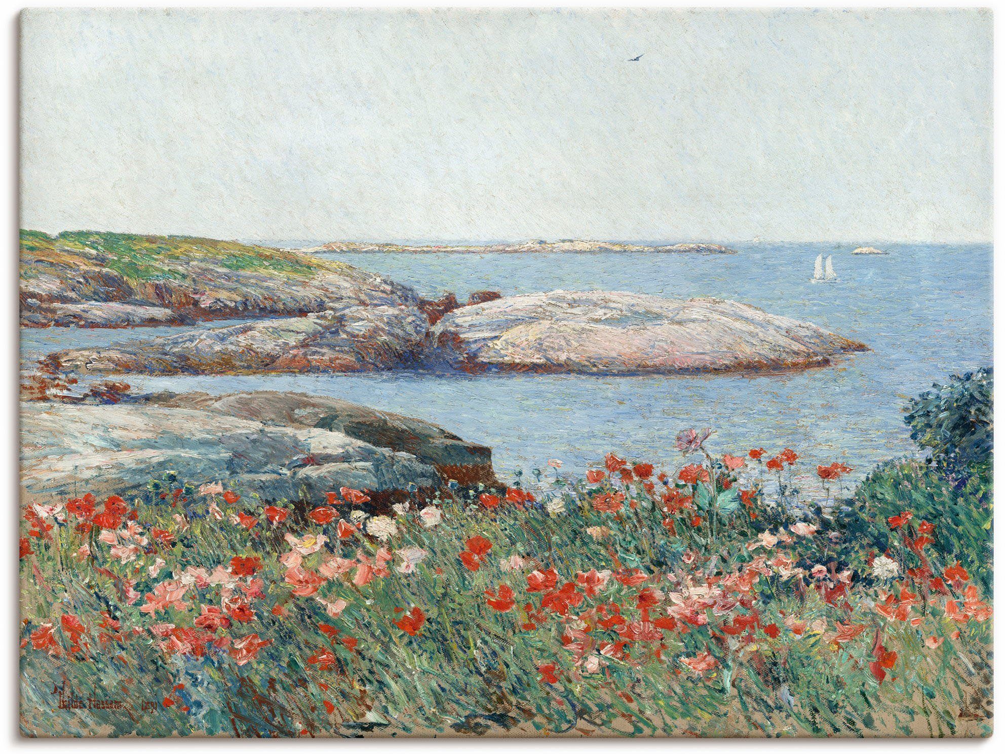 in Bilder Poppy, oder St), Meer Shoals. 1891, Isles Artland als Wandaufkleber of Größen Alubild, Leinwandbild, versch. (1 Wandbild Poster