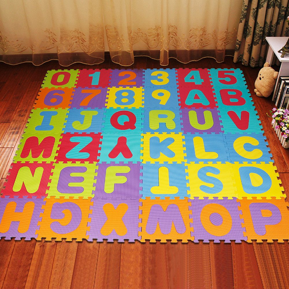 JEOBEST Steckpuzzle Puzzlematte mit Zahlen und günstig online kaufen