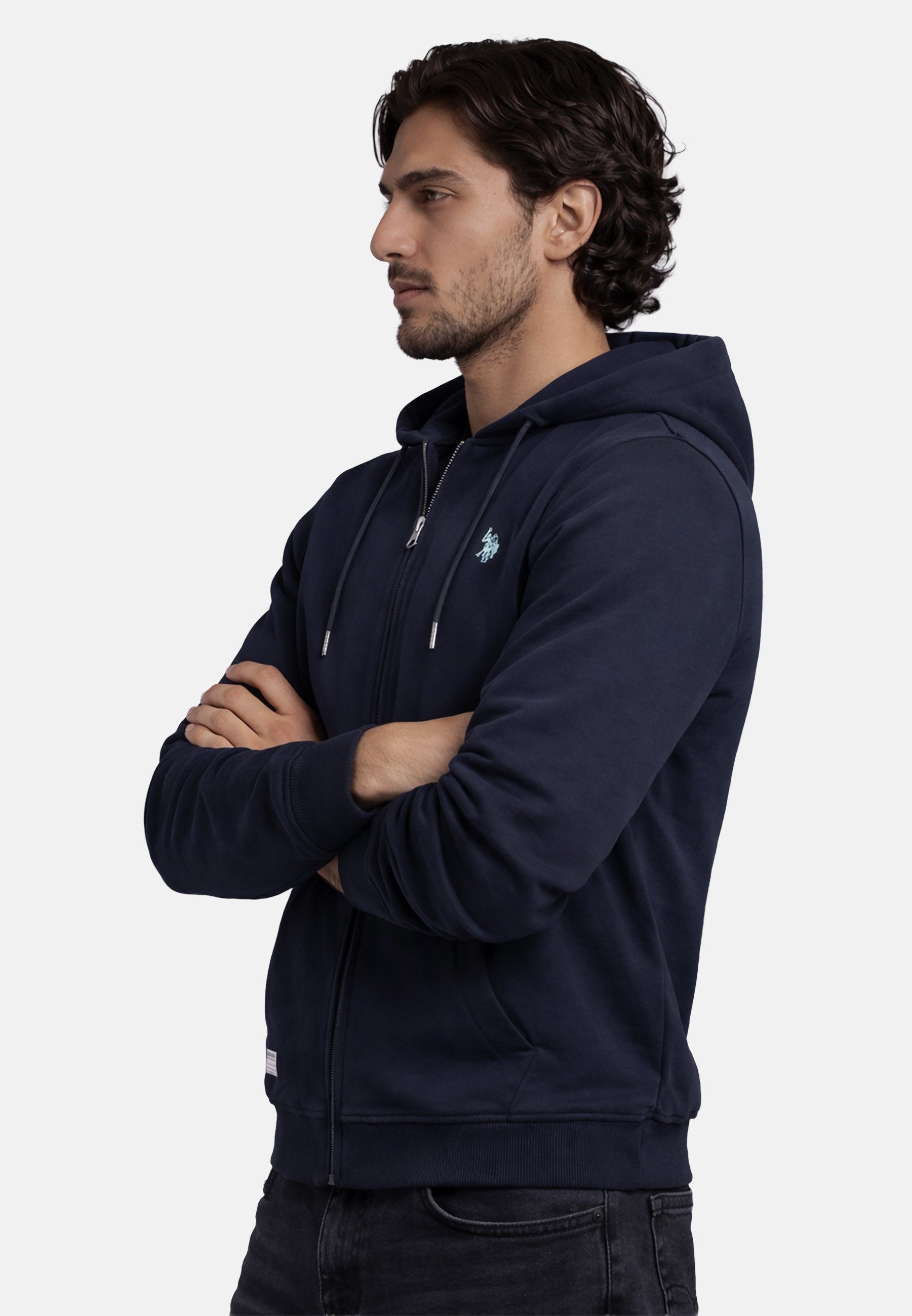 U.S. Polo Assn. Sweatjacke USAuustin – Herren Hoodie mit Reißverschluss Mit günstig online kaufen