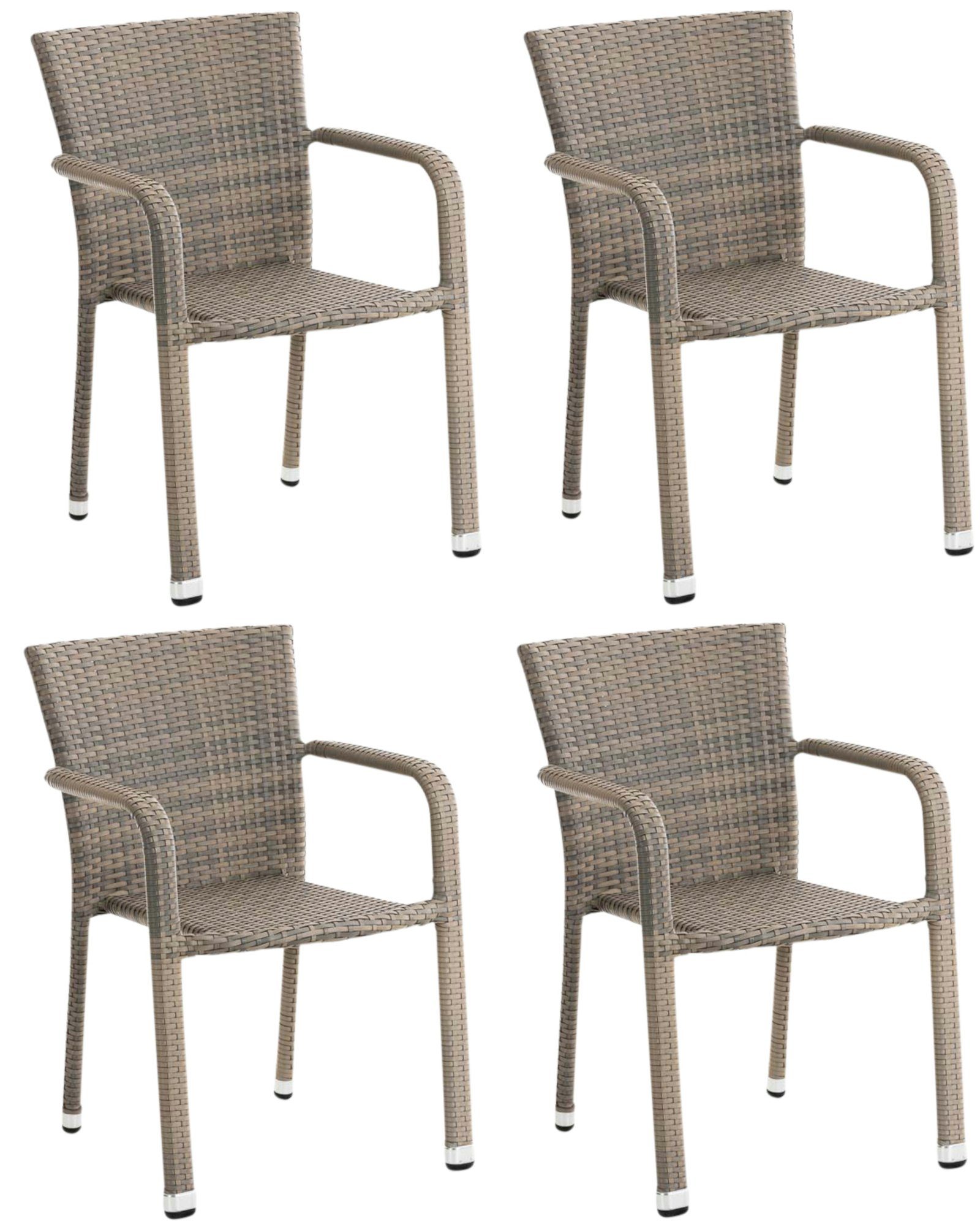 CLP Gartenstuhl Stapelstühle Leonie (4er Set), günstig online kaufen