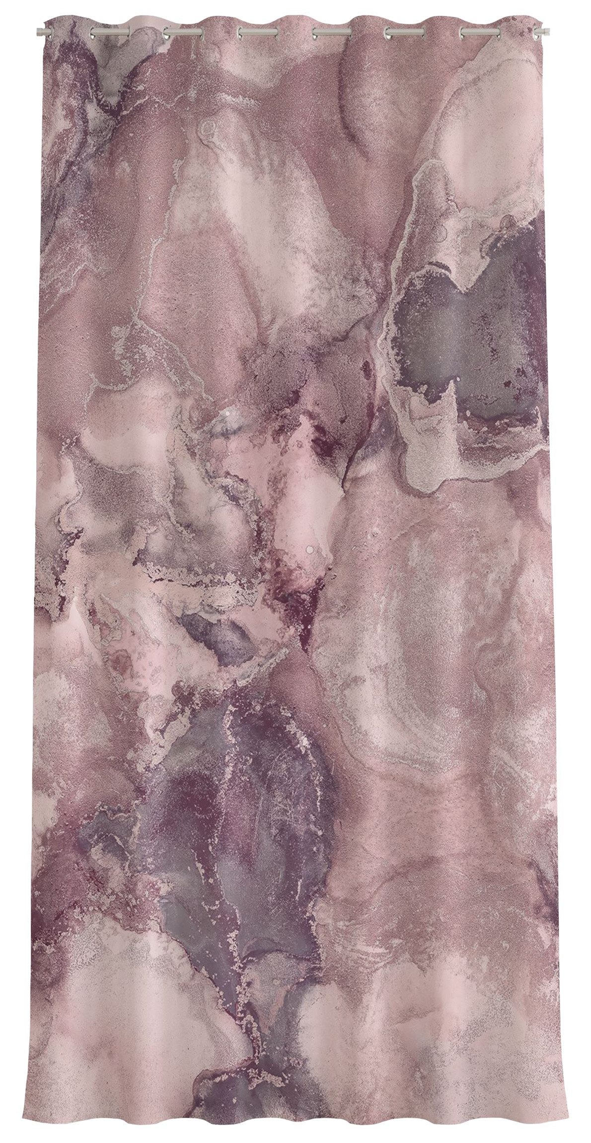 Bilderdepot24 Outdoorvorhang Wetterfest Gardinen Abstrakt Modern Farbexperimente Marmor Violett (1 St), Ösen, blickdicht, Outdoor-geeigneter Vorhangstoff 370 g/m², Outdoor Vorhang Balkon Terrasse Verdunkelungs Vorhänge Sonnenschutz