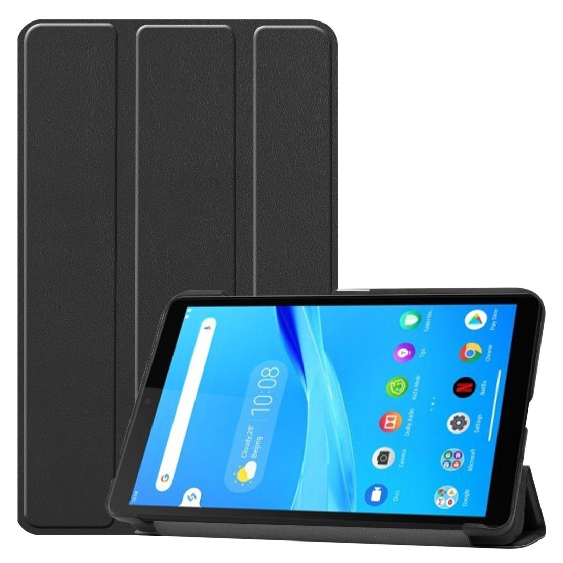 Wigento Tablet-Hülle Für Lenovo Tab M7 TB-7305F Tablet Tasche 3 folt Wake UP Smart Cover Etuis