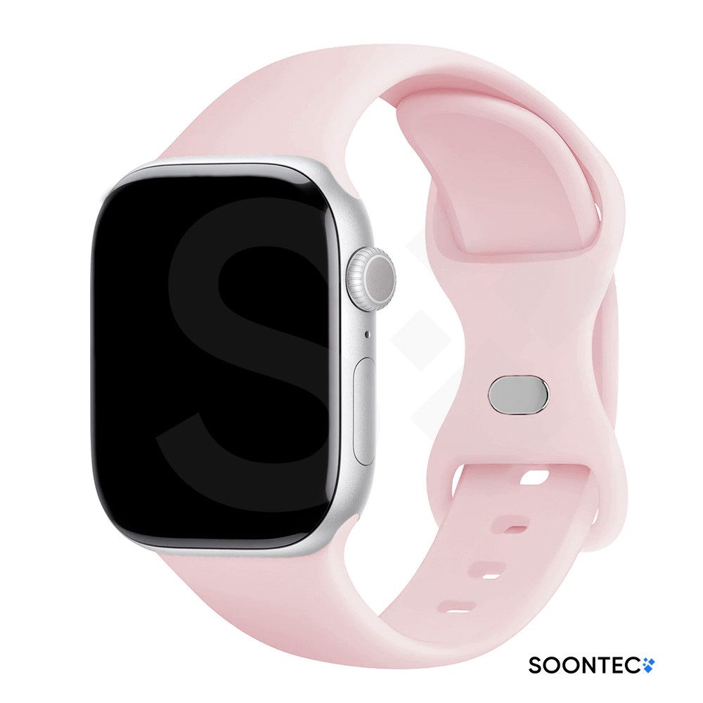 SOONTEC Smartwatch-Armband Silikon Sport Armband für Apple Watch, Ultra, Ultra 2, Ultra 3 und Series 1 bis 11