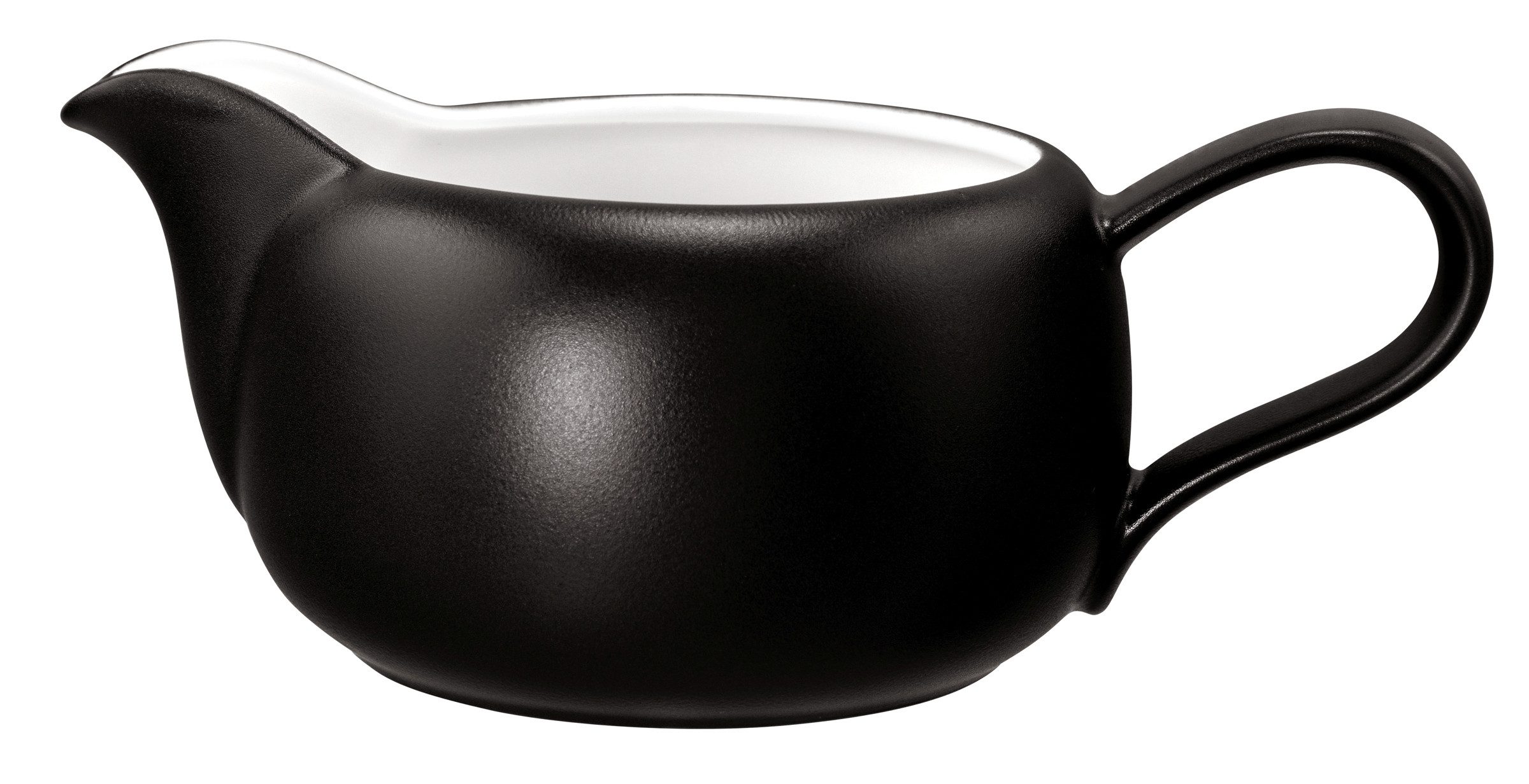 Seltmann Weiden Sauciere Liberty - Velvet Black, Porzellan, (1-tlg), Schüssel - 0,60 l