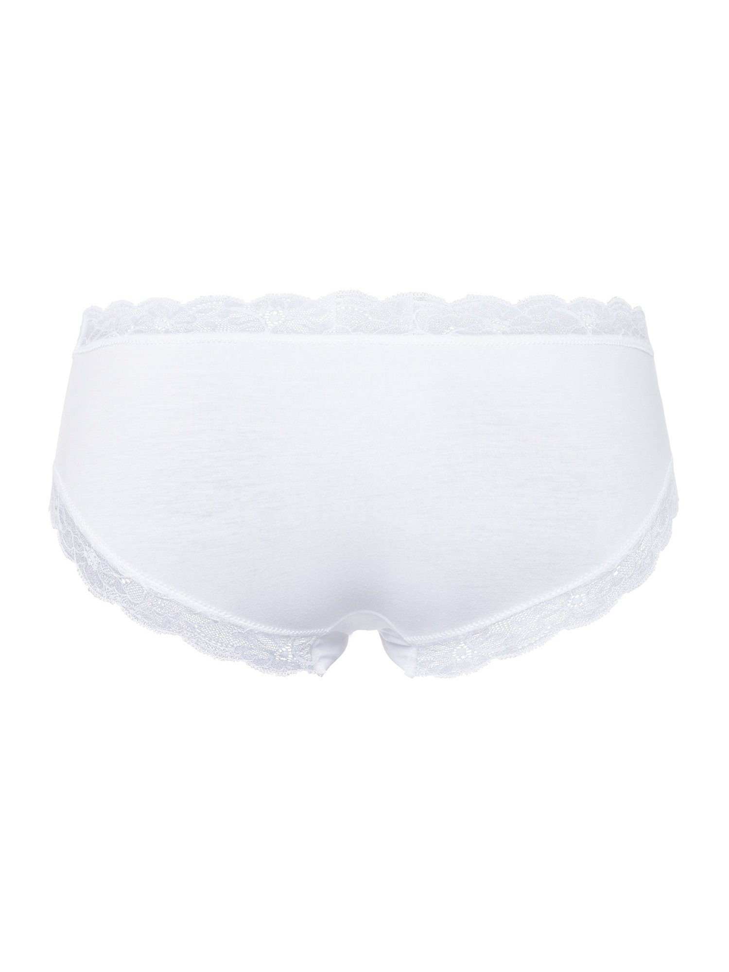 Hipster Hanro white Lace Cotton Panty (1-St)