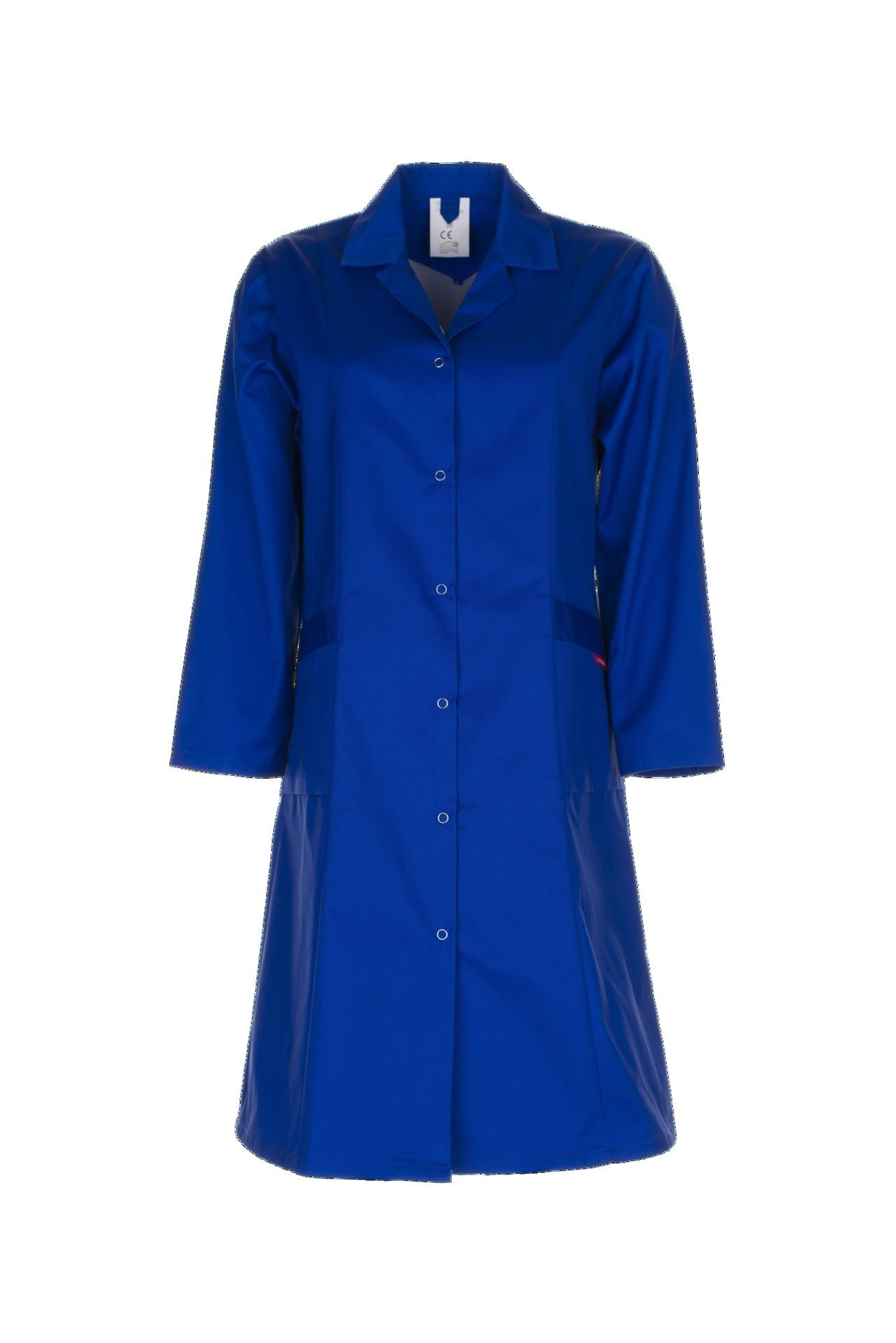 Planam Arbeitsjacke PLANAM Damen Berufsmantel DAMEN Revers Langarm Kornblumenblau