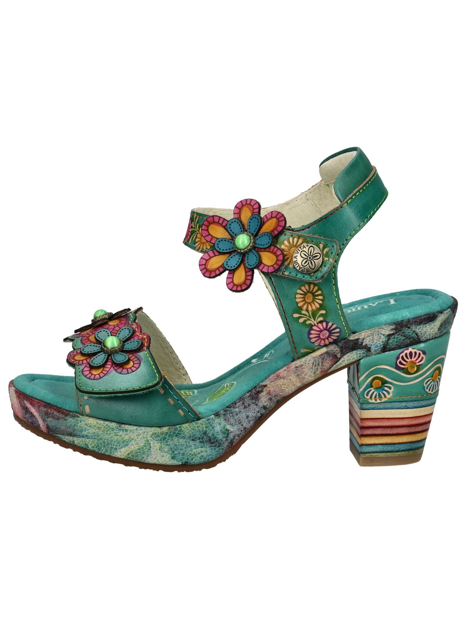 LAURA VITA Sandalen Leder Riemchensandalette günstig online kaufen