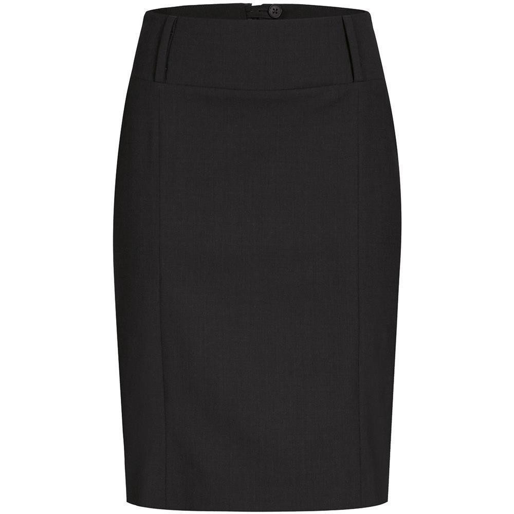 GREIFF Bleistiftrock Greiff Corporate Stiftrock PREMIUM Damen Regular-Fit Schwarz 38