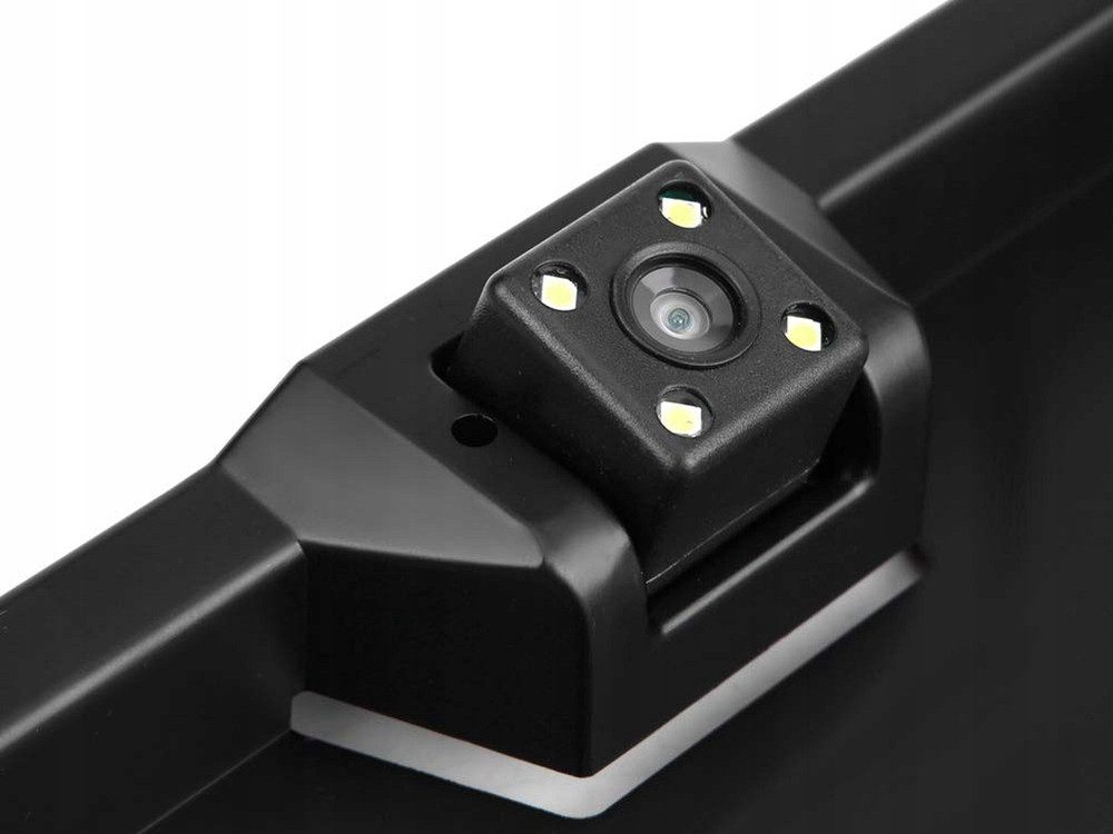 VERK GROUP 170° IR LED Rückfahrkamera Kennzeichenhalter Einparkhilfe IP68 Rückfahrkamera (170° Weitwinkel, IR-Nachtsicht)