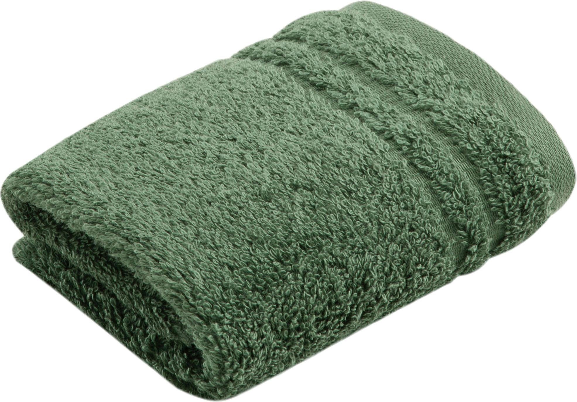 Vossen Seiftuch Vienna Style Supersoft (3-tlg), Waschlappen im Set, supersoft Baumwolle evergreen