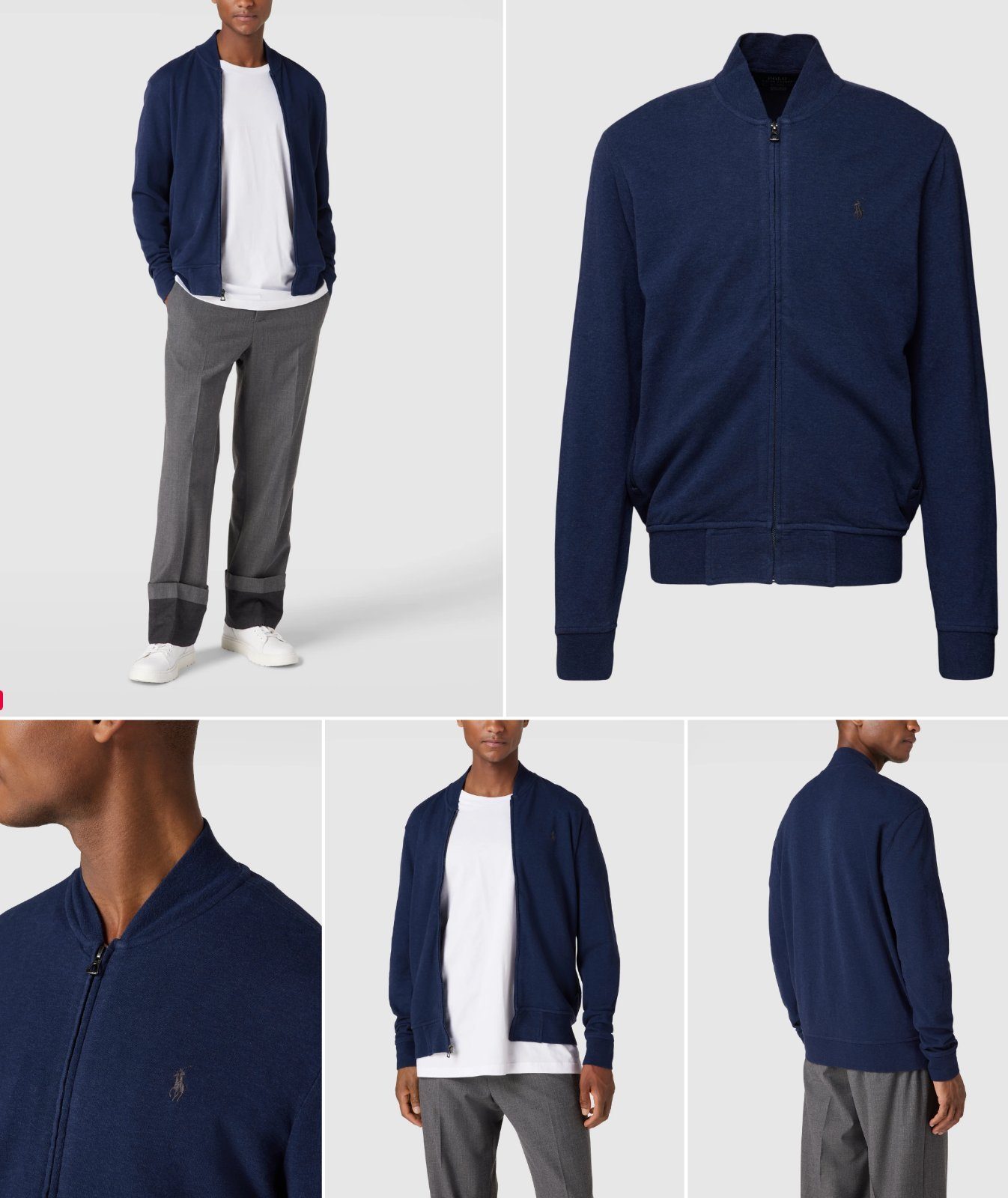 Ralph Lauren Sweatjacke POLO RALPH LAUREN Sweatjacke Sweatshirt Sweater Baseball Bomber Jacke