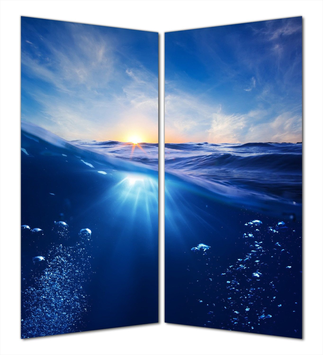 Wallario Duschrückwand Wellen im Meer bei günstig online kaufen