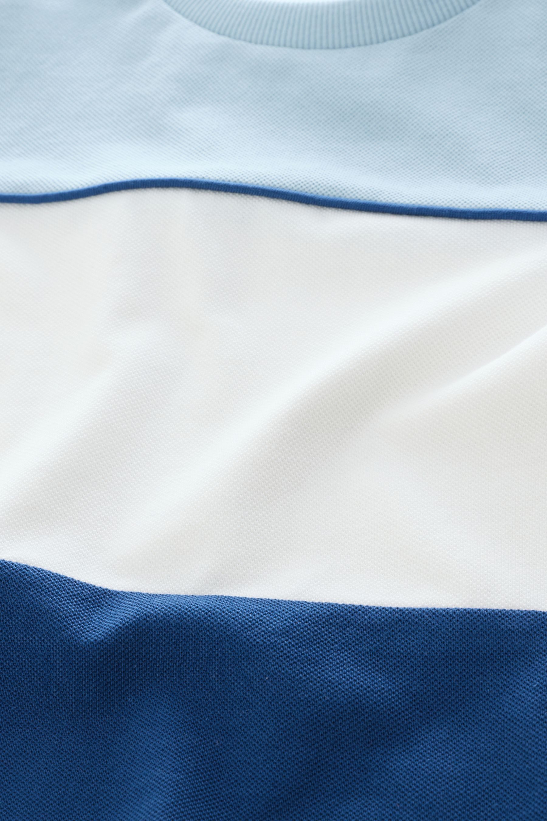 Next T-Shirt T-Shirt in Colourblock-Optik (1-tlg)