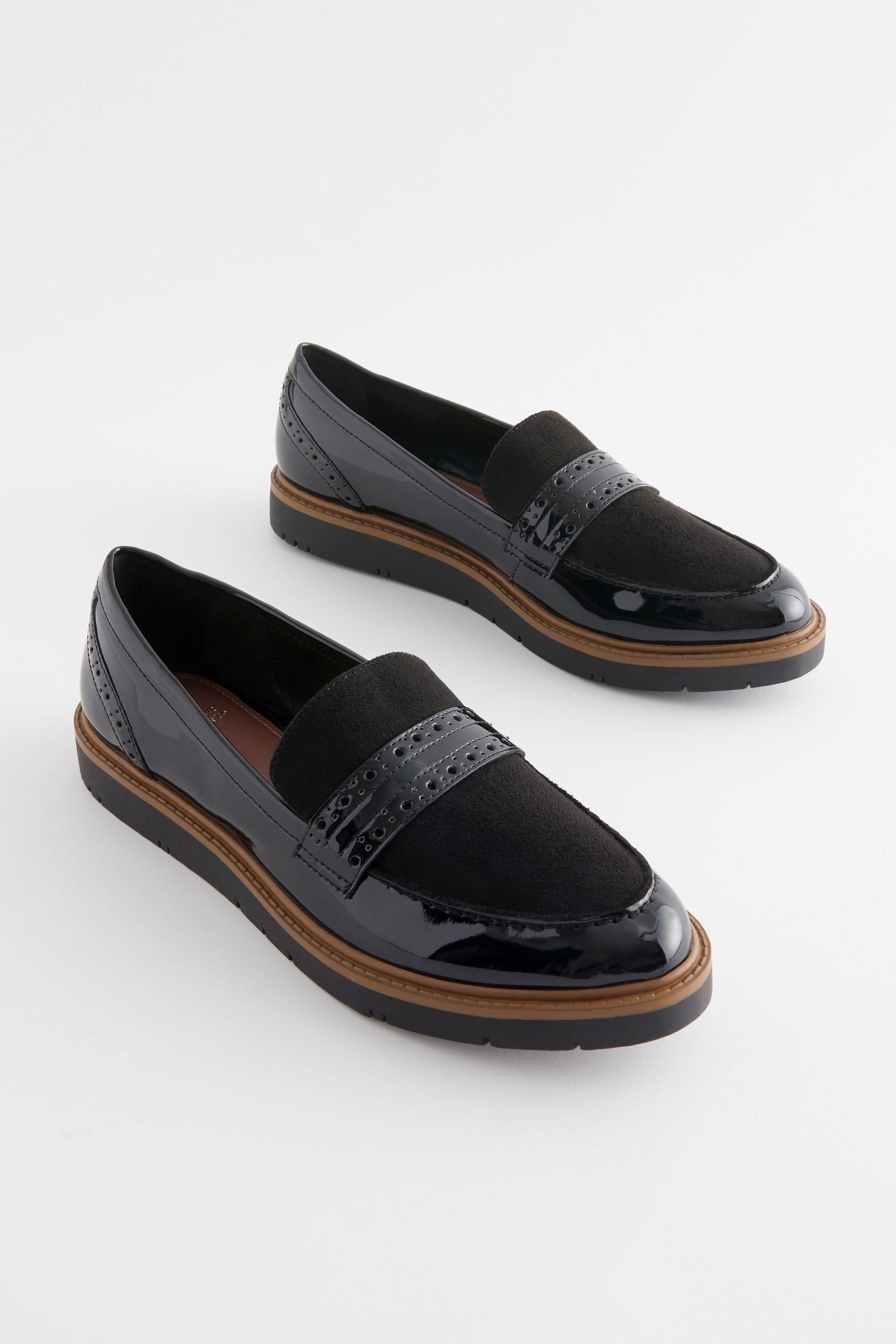 Next Forever Comfort® Loafer mit Brogue-Detail günstig online kaufen