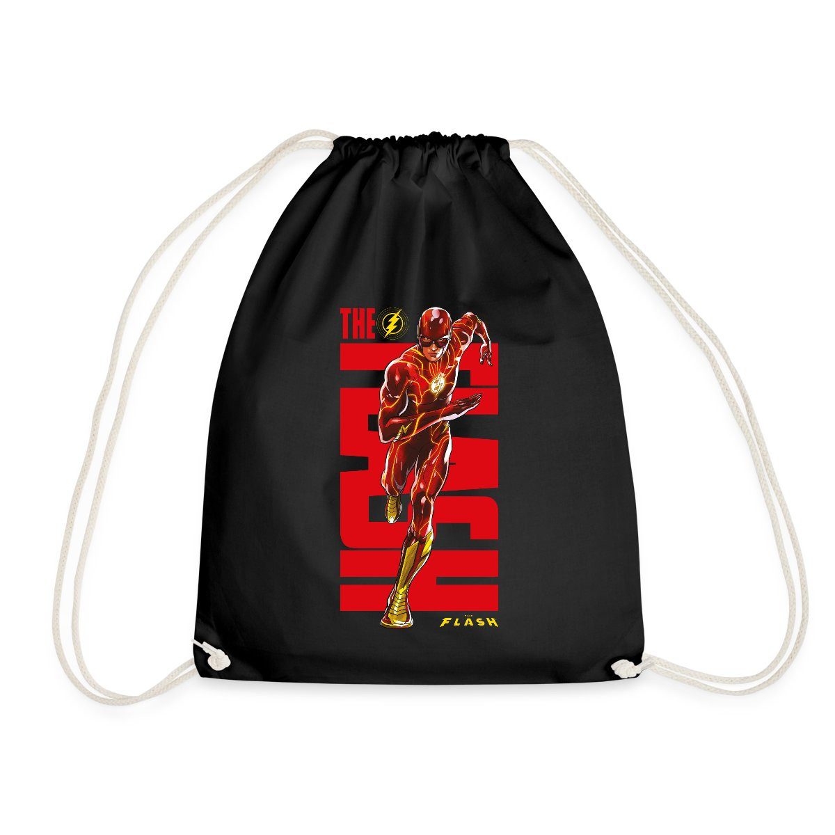 Turnbeutel The Flash Speedster Rotes Logo Turnbeutel