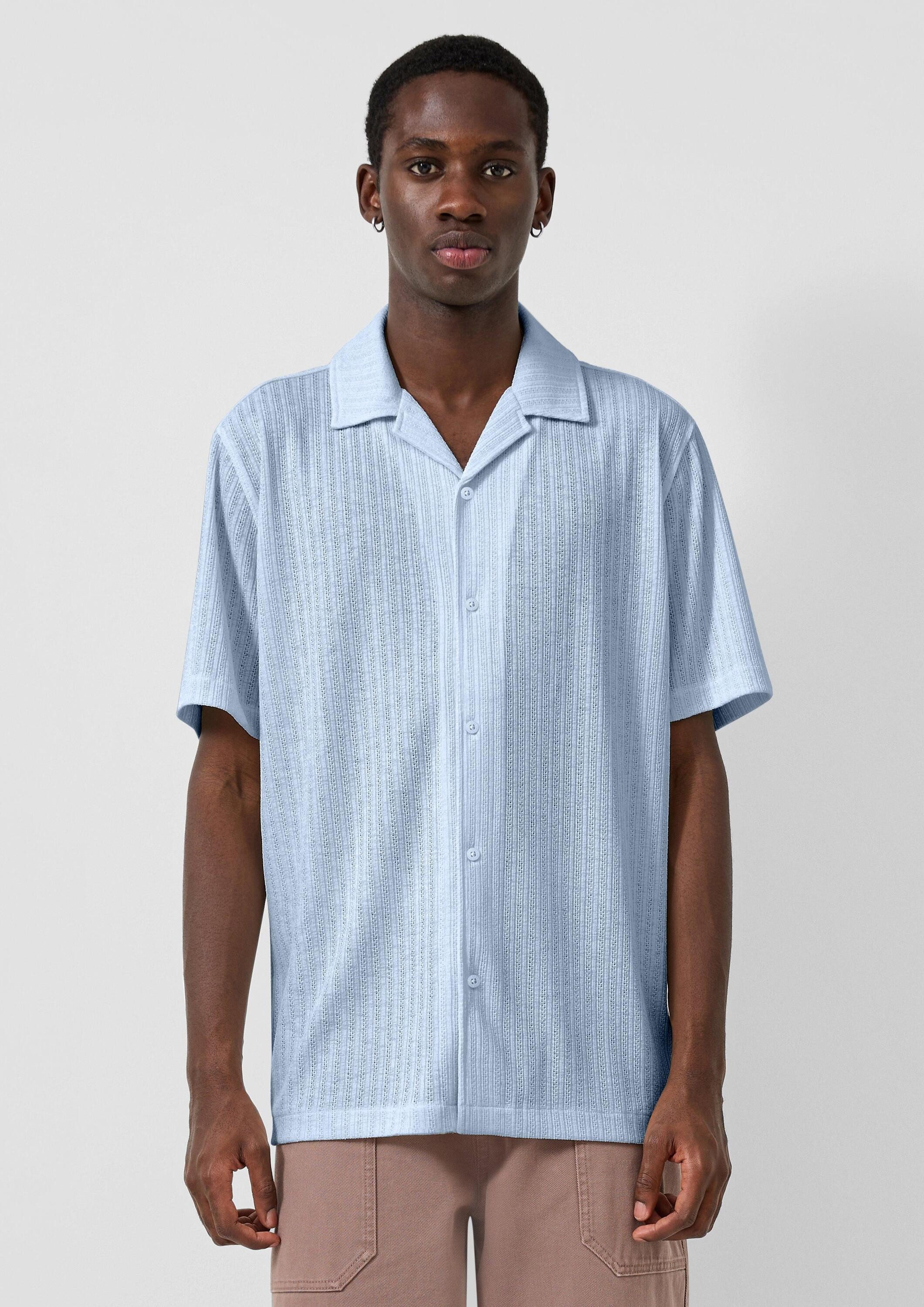 QS Kurzarmhemd Hemd Resort Fit: Hemd