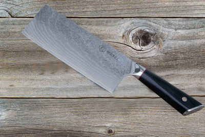 Muxel Hackmesser Damast Messer - Traumhaft schön – Das Metzgermesser ist ideal als