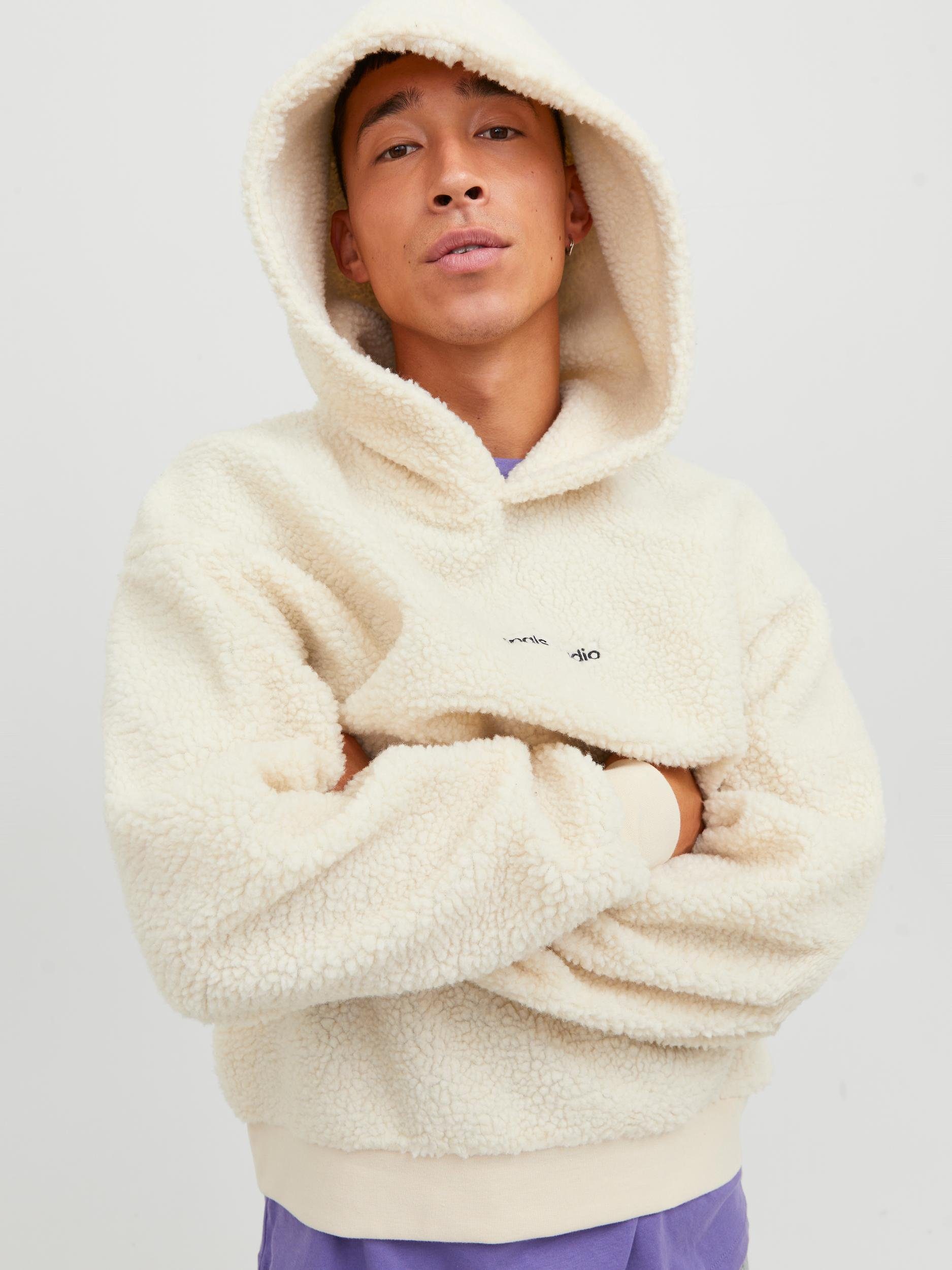 Jack & Oatmeal HOOD Jones SWEAT JORVESTERBRO TEDDY SN Fleecepullover