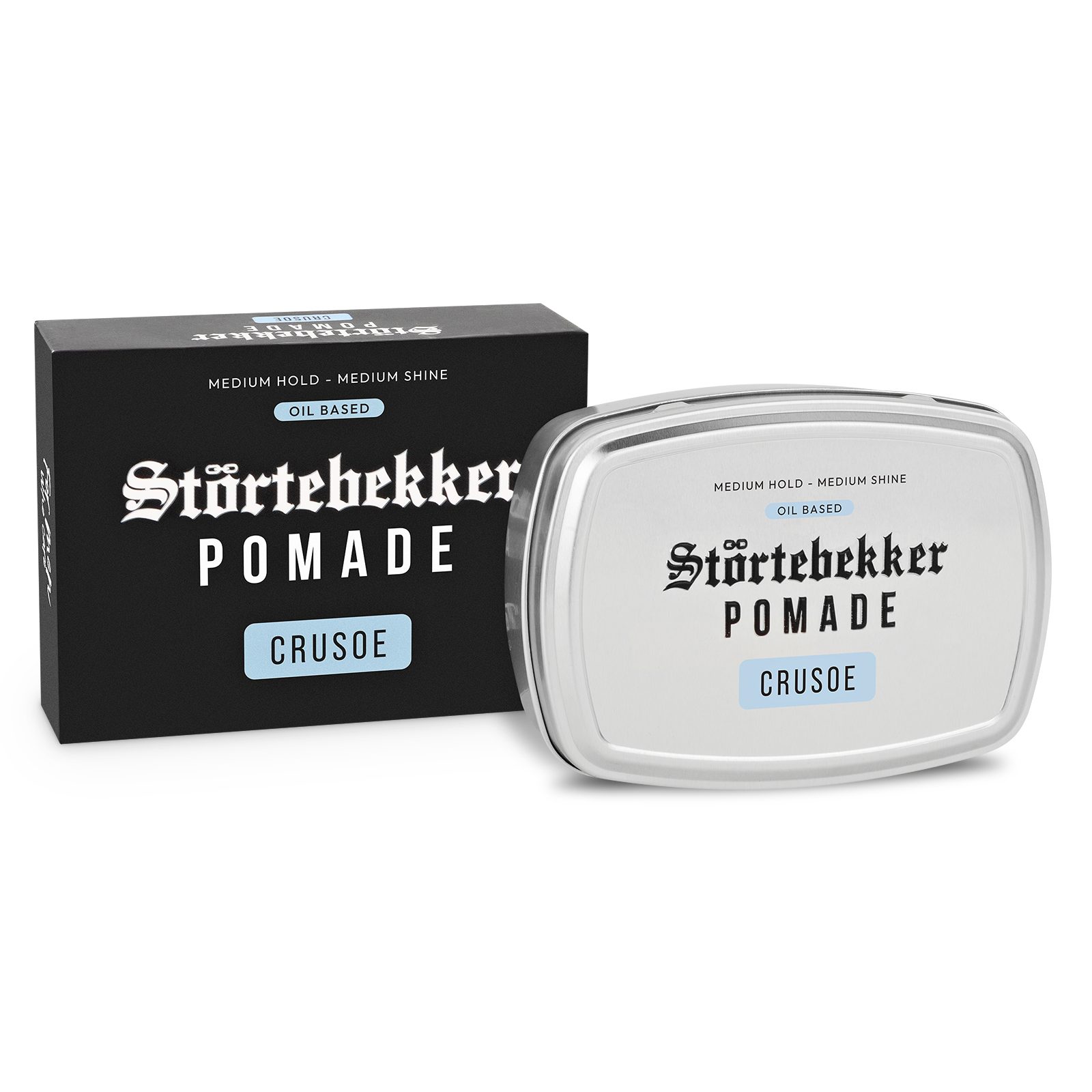 Störtebekker Haarpomade für Herren - Ölbasierte Pomade, Mittlerer Halt, Mittlerer Glanz - Edles Finish und herrliche Düfte