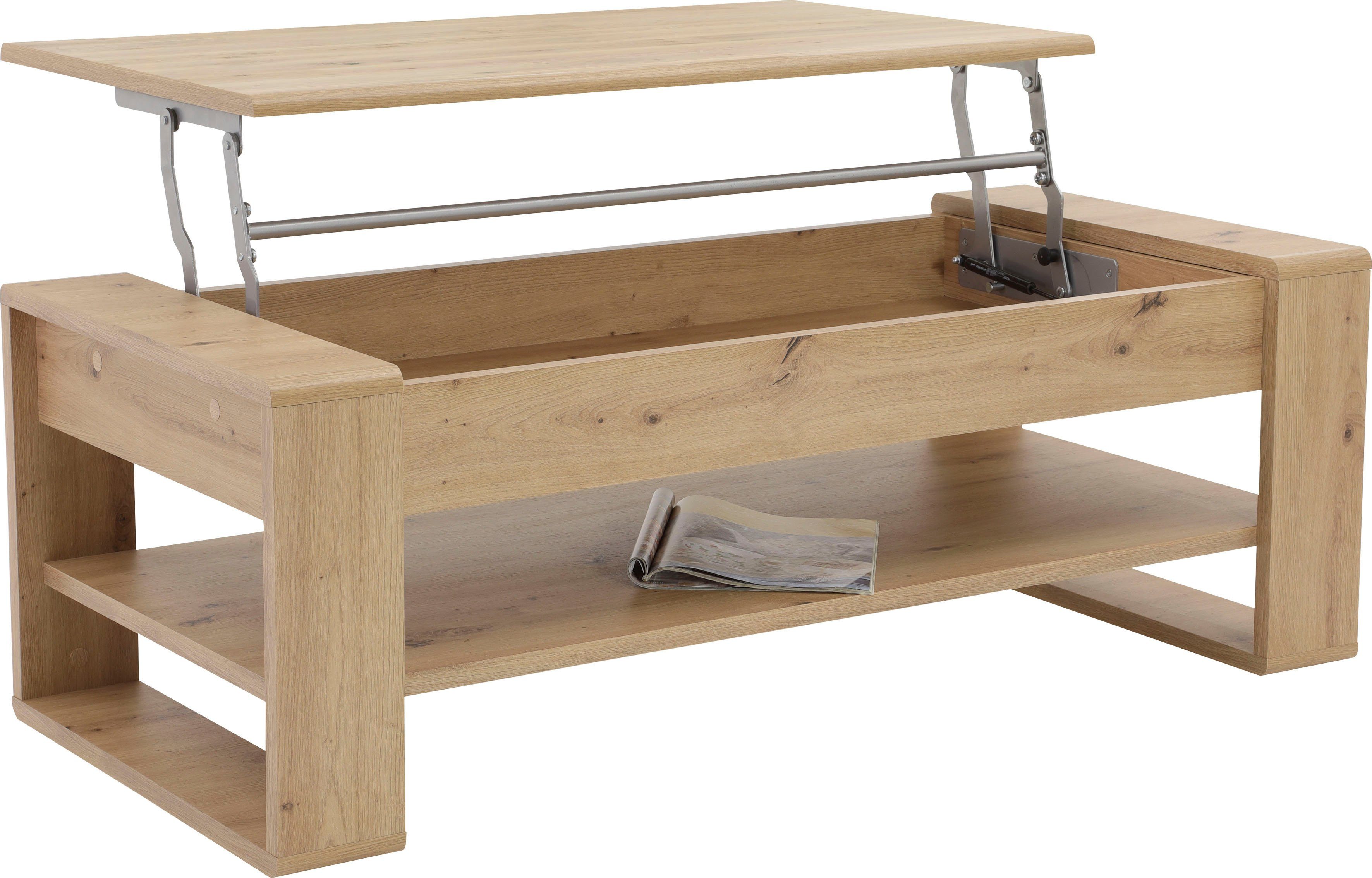 HELA Couchtisch »Lars«, mit Hebefunktion und Stauraum online kaufen | OTTO