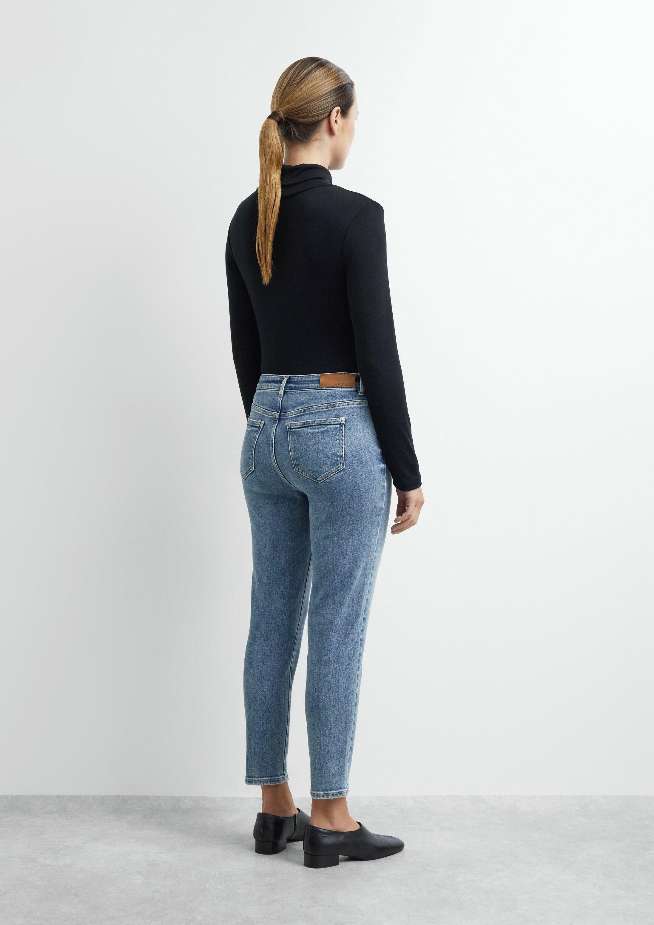 comma Slim-fit-Jeans Jeans-Hose JUNE - Denim mit Slim Leg – Bild 3 von 5