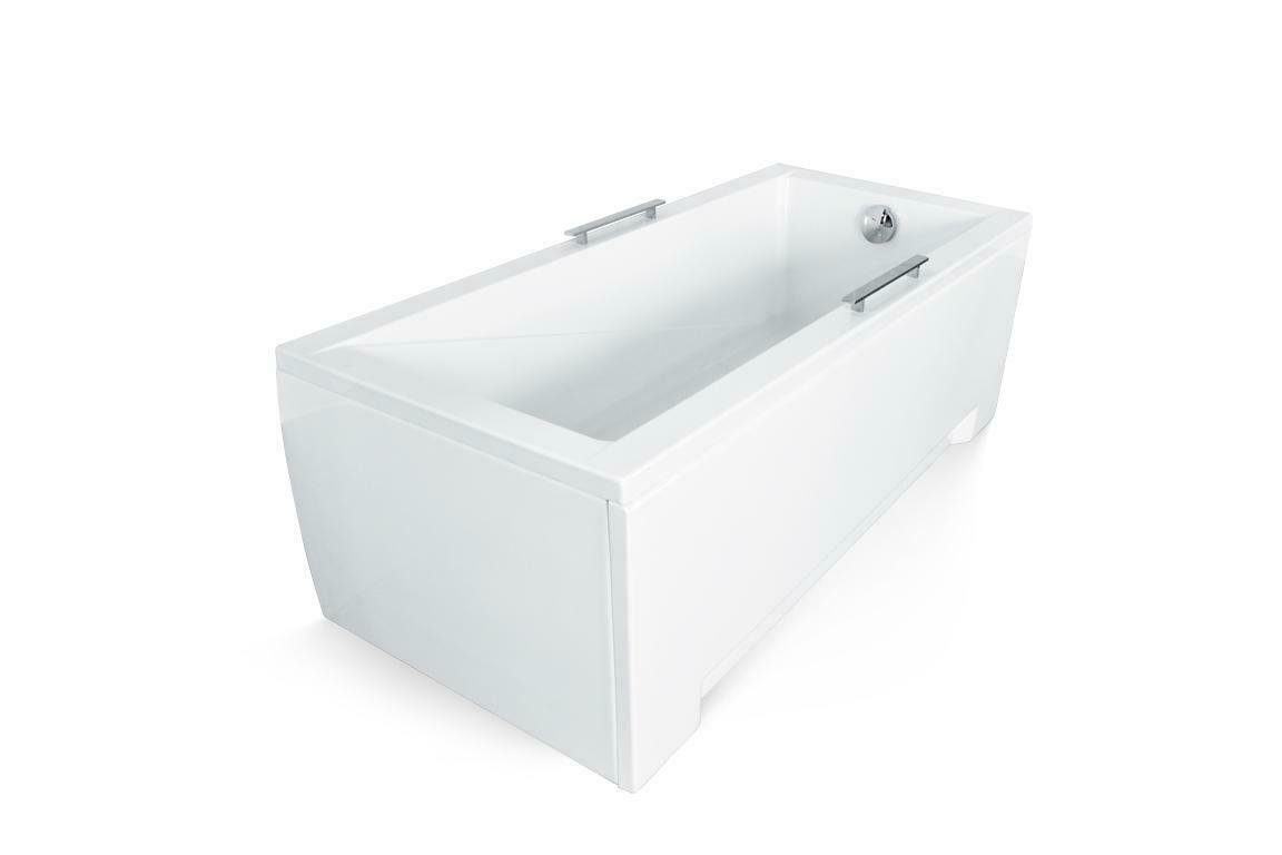 JVmoebel Badewanne Moderne rechteckige Badewanne in Weiß aus hochwertigem Material, Made in Europa