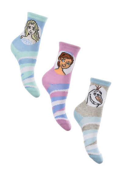 Disney Frozen Socken Eiskönigin Anna & Elsa Kinder Mädchen Socken Strümpfe