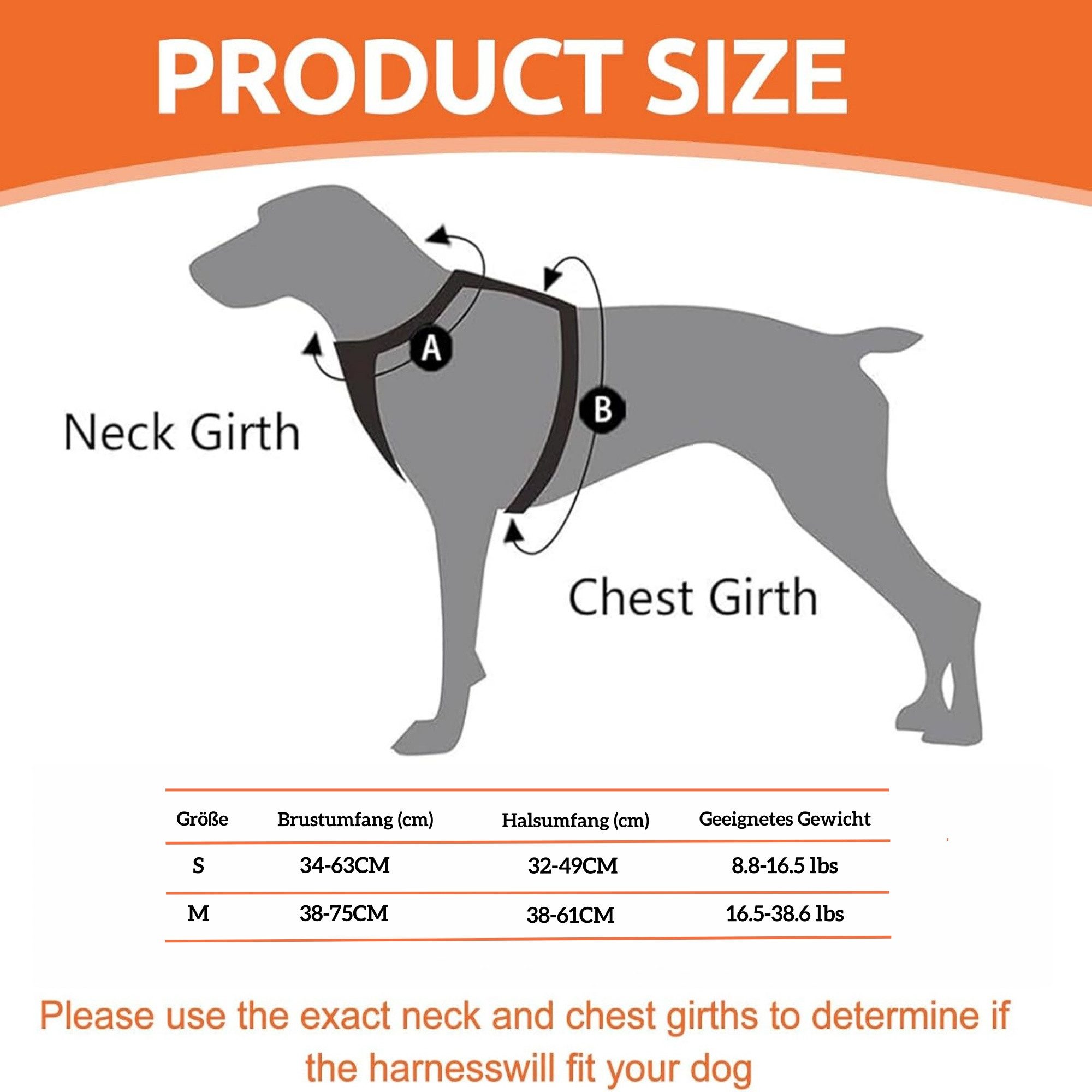 Forrlite Hunde-Geschirr Hundegeschirr Grosse Hunde, Anti Zug Hundegeschirr günstig online kaufen