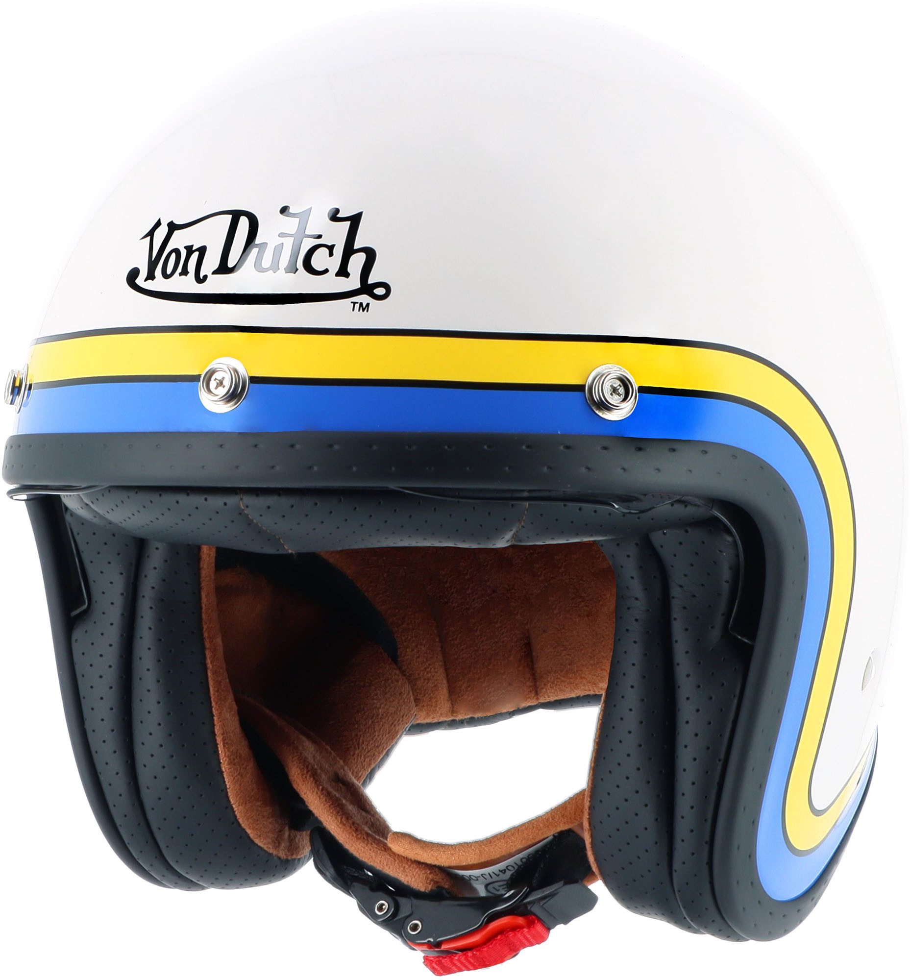 Von Dutch Motorradhelm X Helstons Big Eye Jethelm, Leichtgewicht