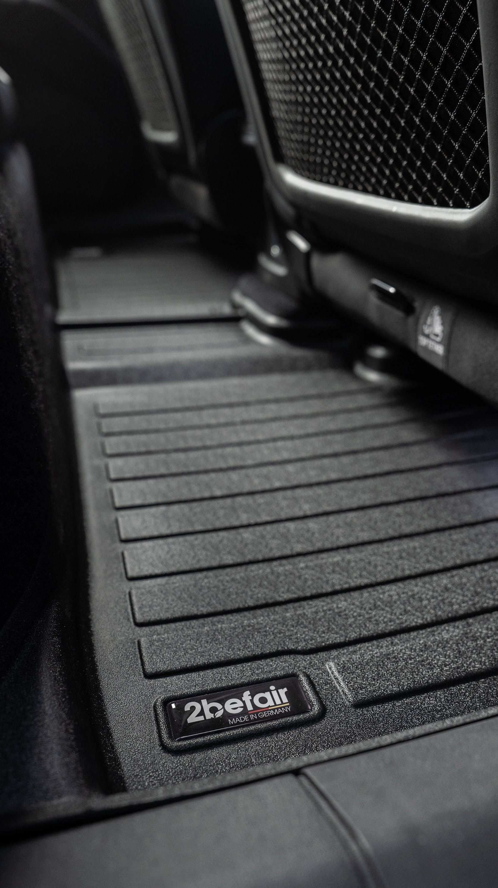 2befair Auto-Fußmatte Gummimatten e-tron den Audi hinten Q4 für Fußraum