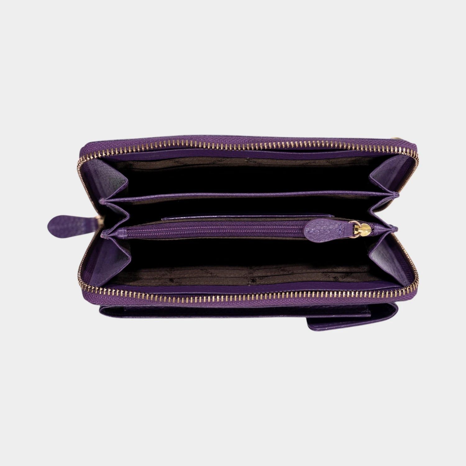 Braun Büffel Handytasche ASTI RV-Geldbörse mit Handyfach 18 Kartenfächer violett